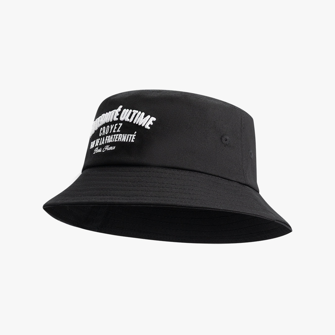 Croyez Fraternité Bucket Hat Black