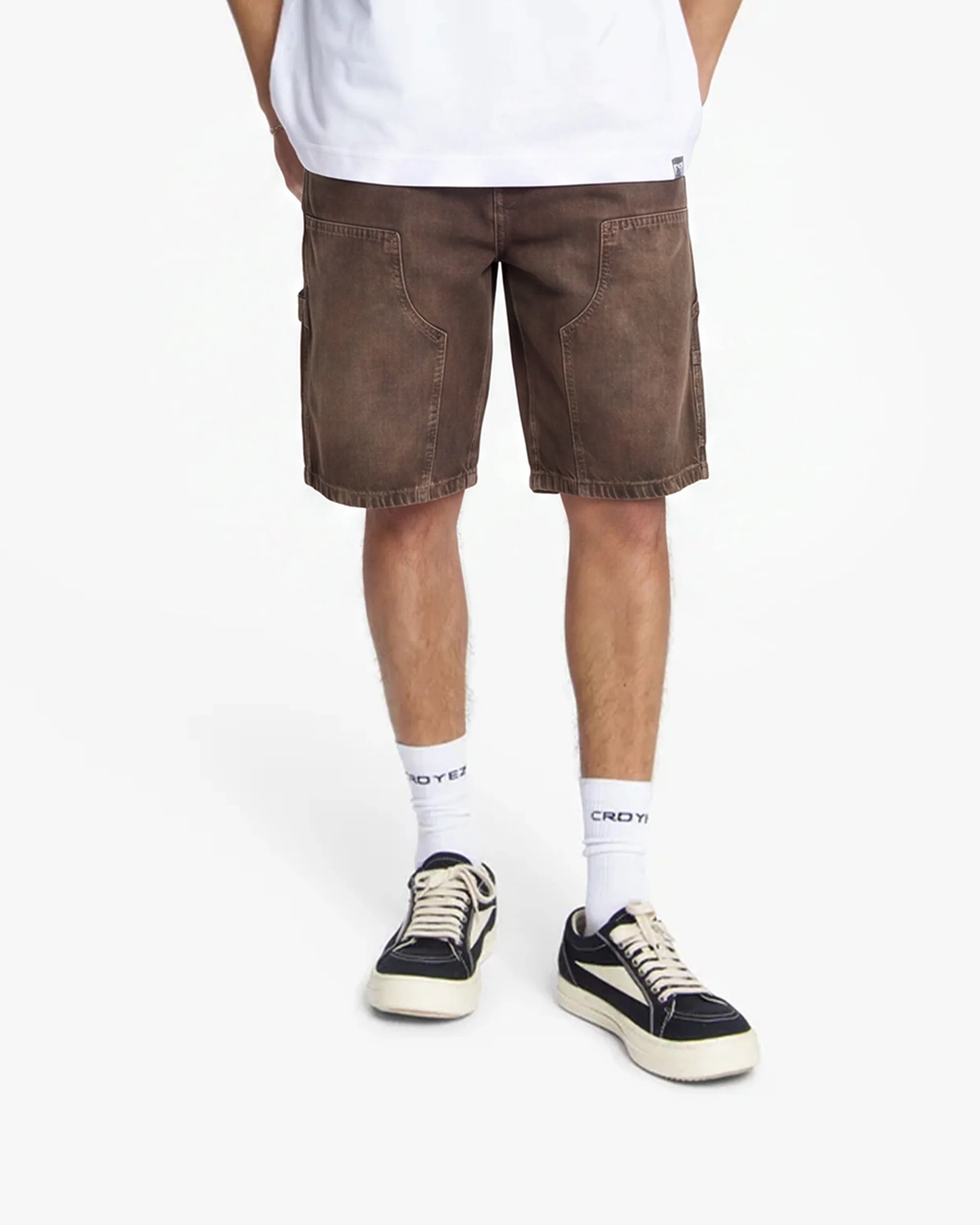 Croyez CD2 Carpenter Shorts- Washed Brown
