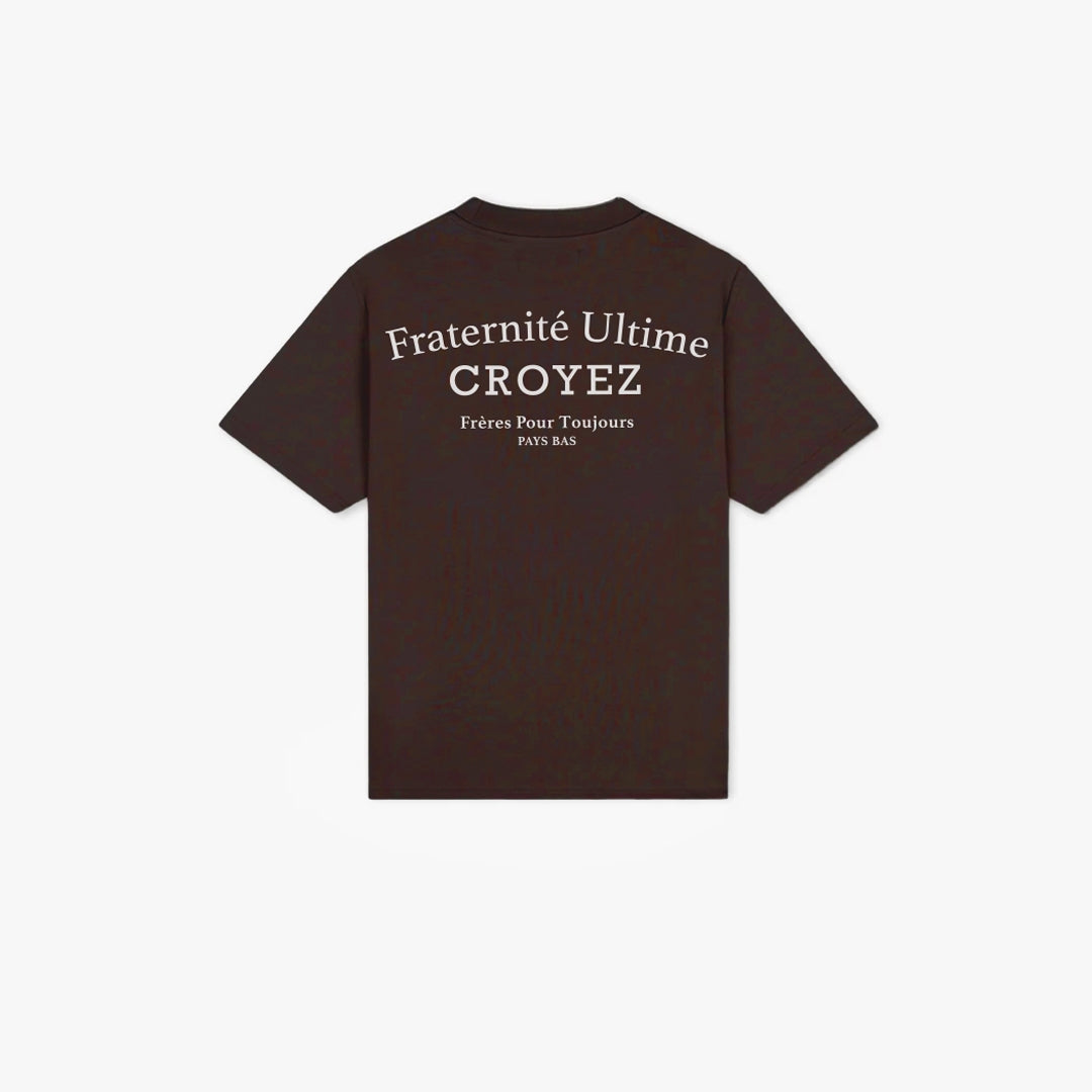 Croyez Mini Fraternité T-Shirt- Brown