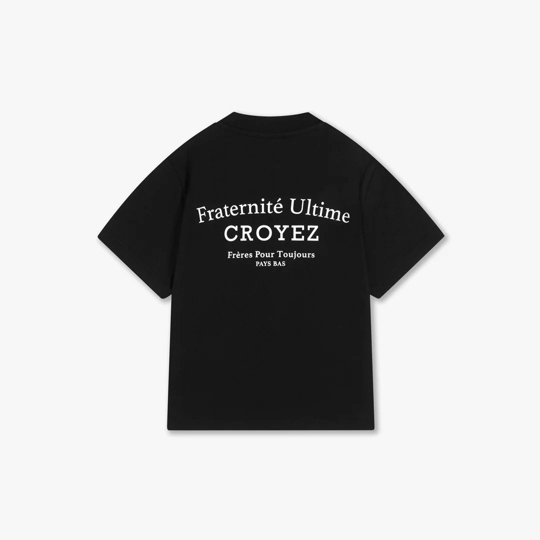 Croyez Mini Fraternite T-shirt- Black