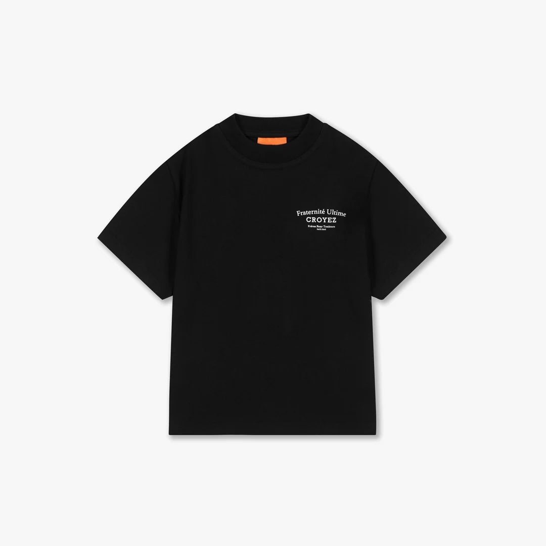 Croyez Mini Fraternite T-shirt- Black
