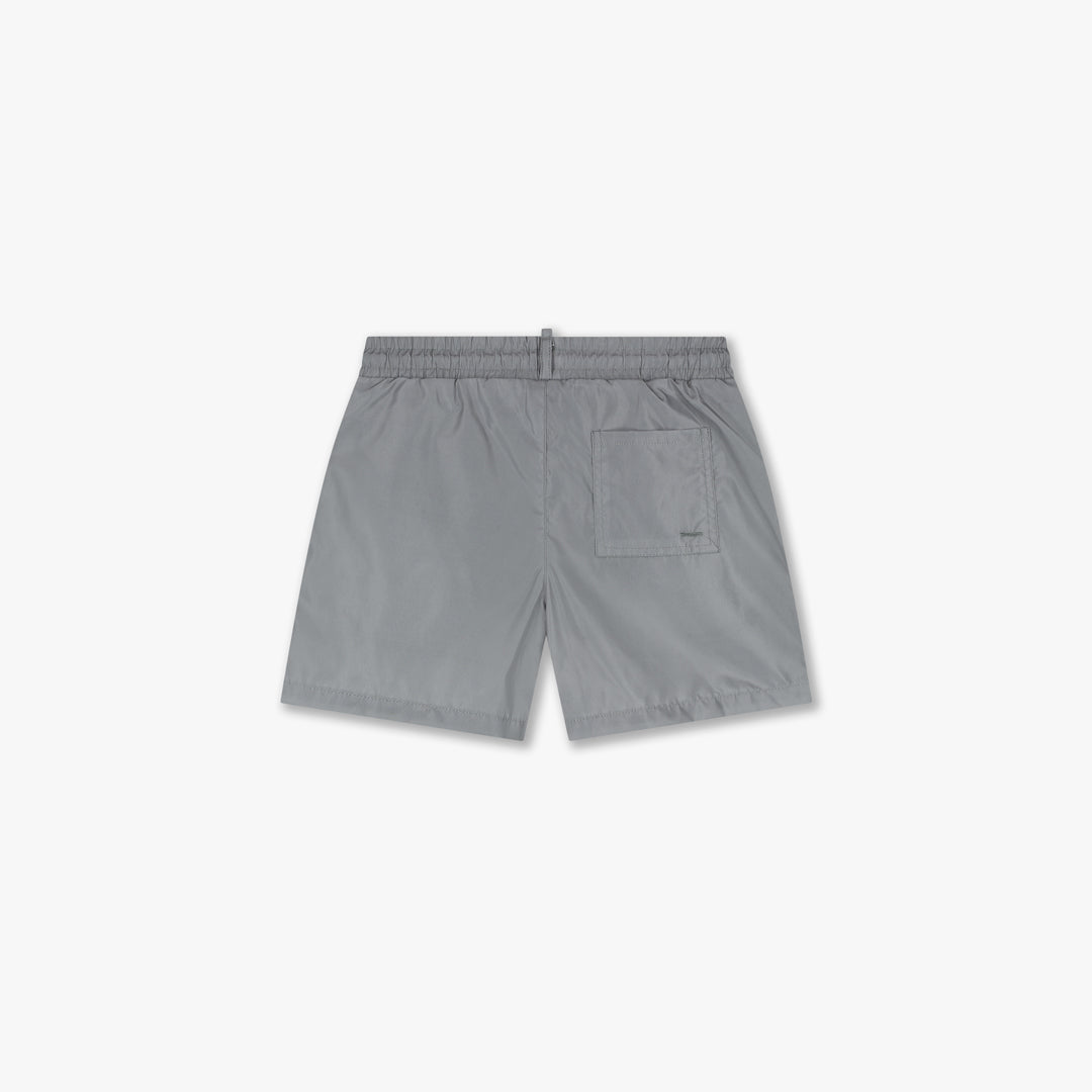 Croyez Mini Fraternité Swim Shorts- Acid Wash/White