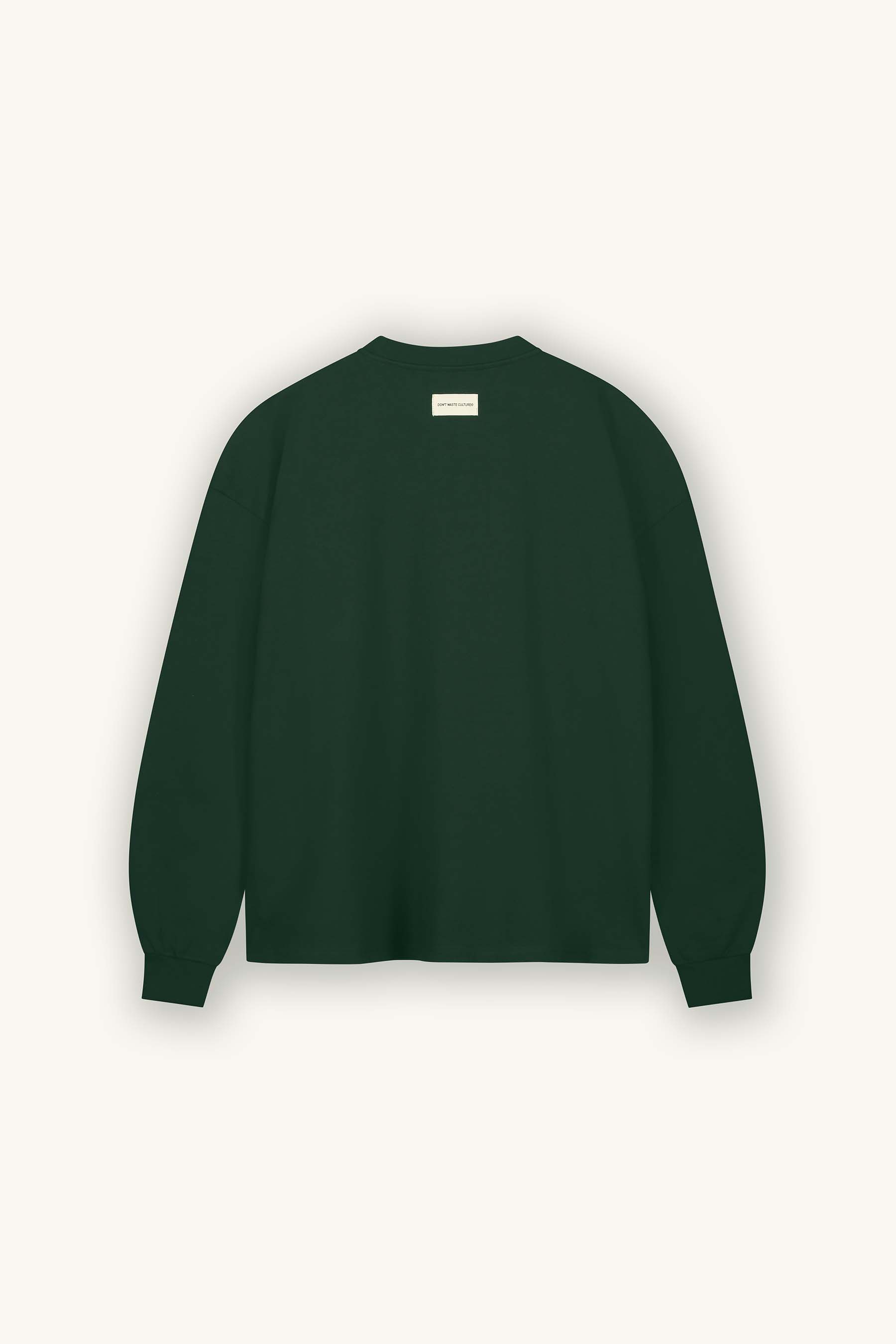 Don't Waste Culture Unisa Long Sleeve- Melange Green