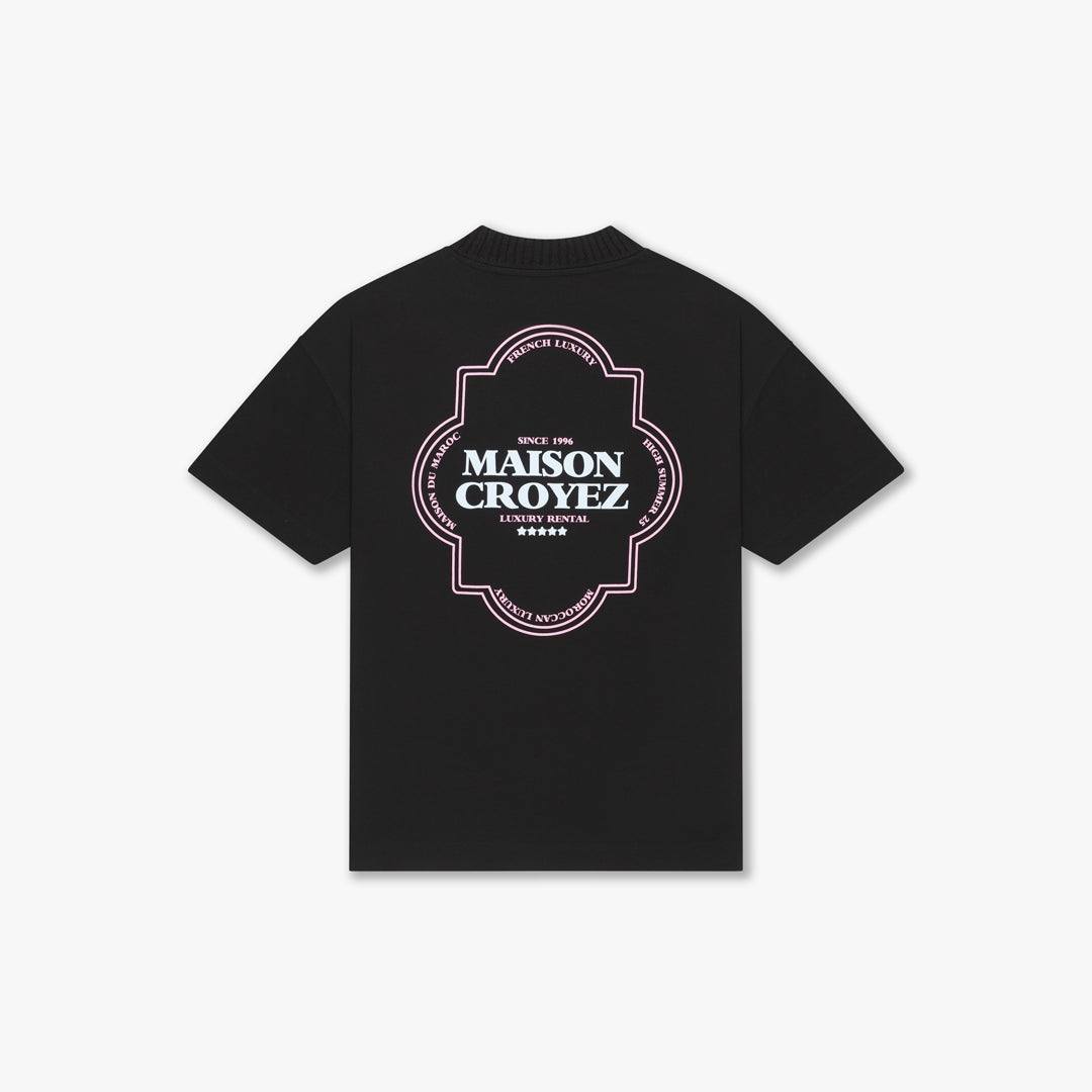 Croyez Maroccan T-shirt- Black