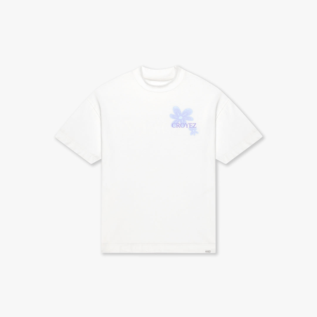 Croyez Botanique T-shirt- Off White/Lilac