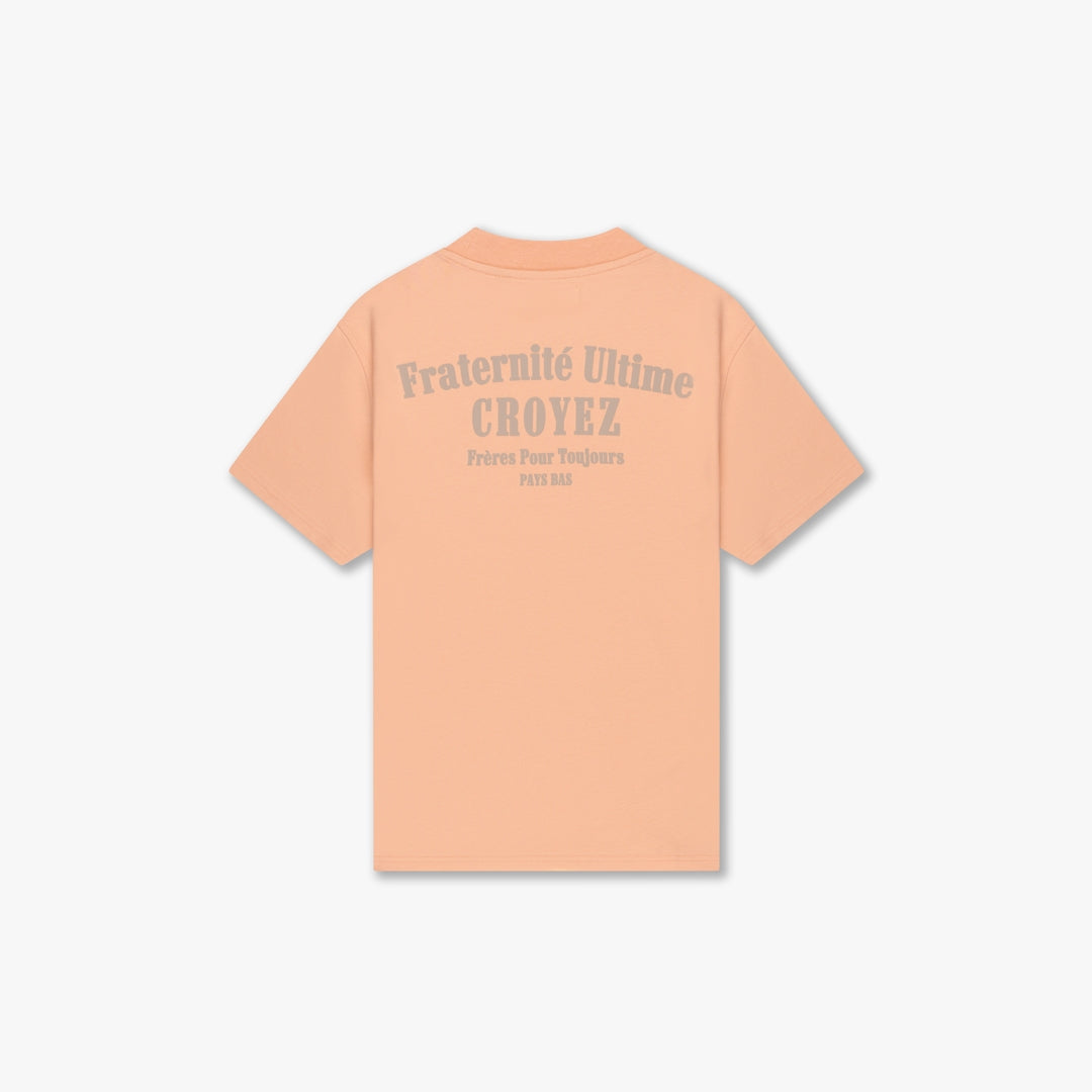 Croyez Fraternité T-shirt- Peach