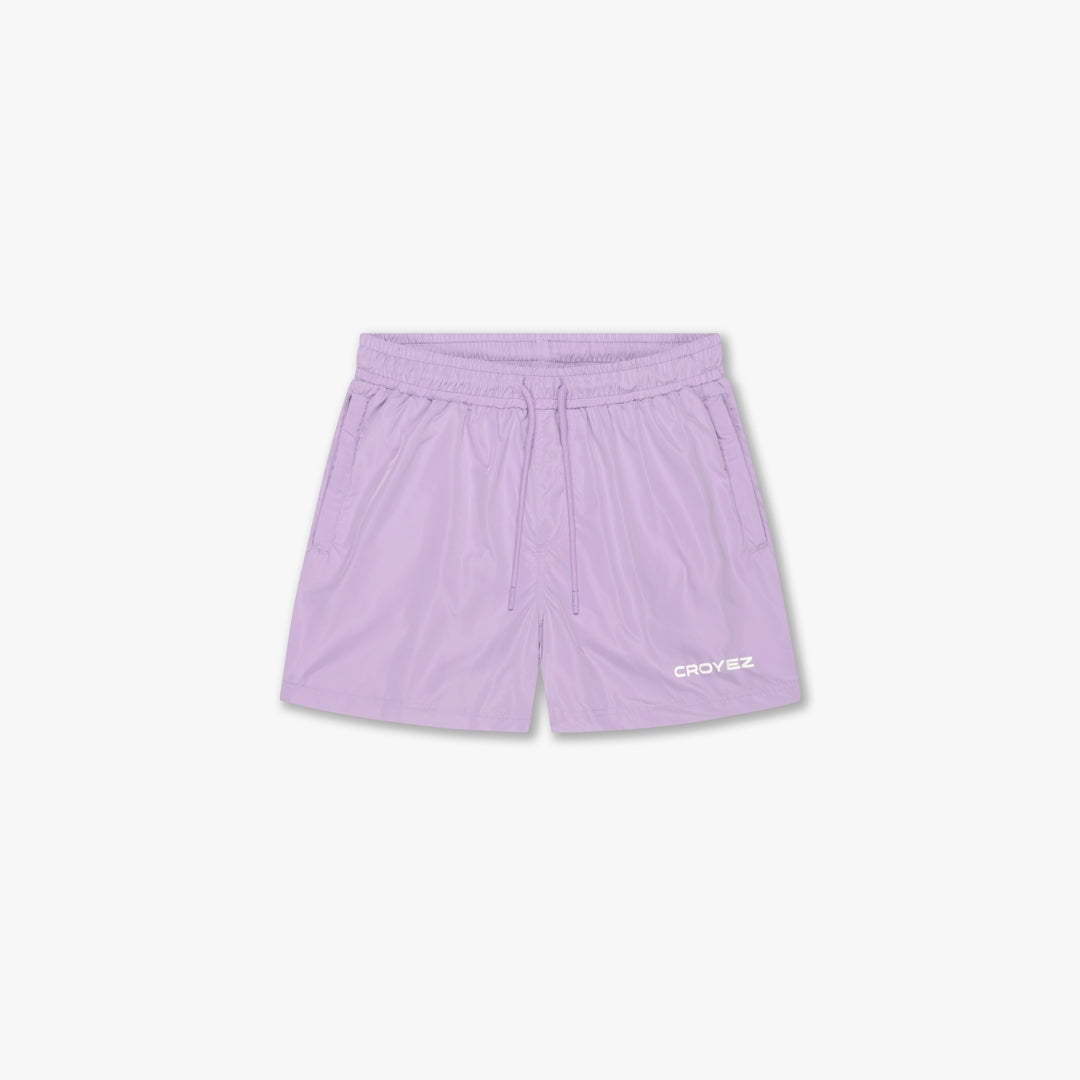 Croyez Artwork Swim Short- Lilac