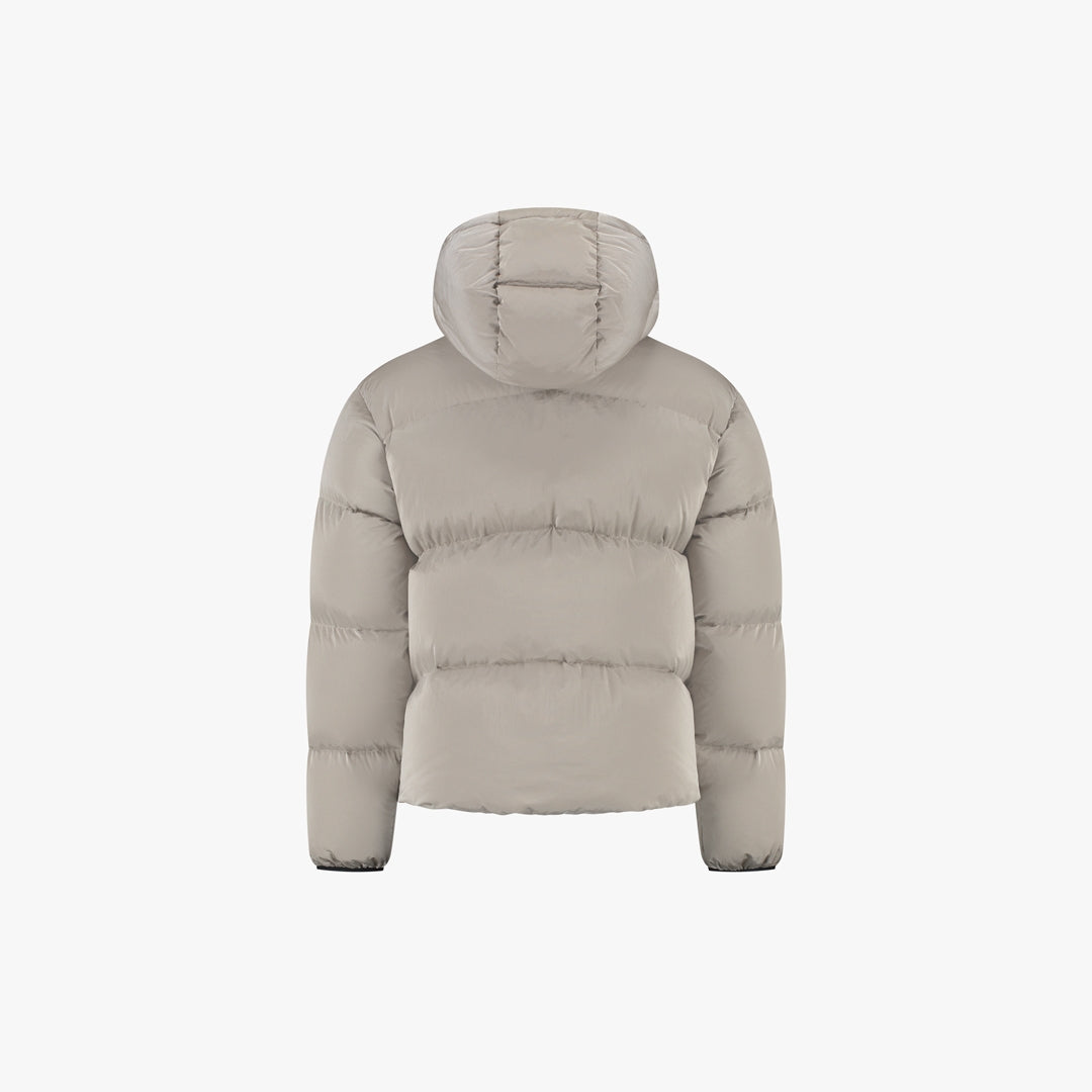 Croyez Nylon Puffer Jacket- Cream