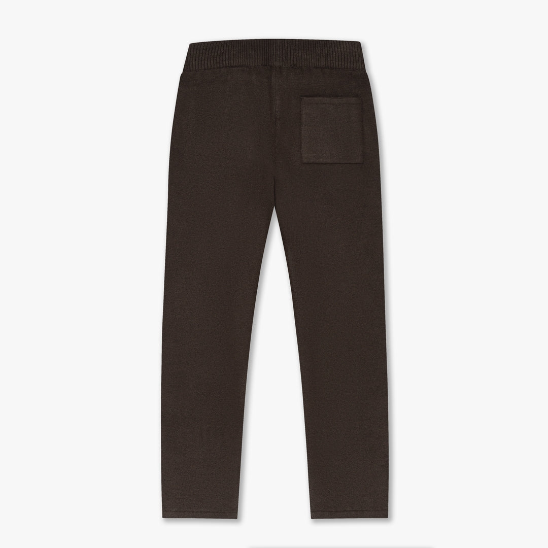Croyez Fluffy Essence Knit Sweatpants - Brown