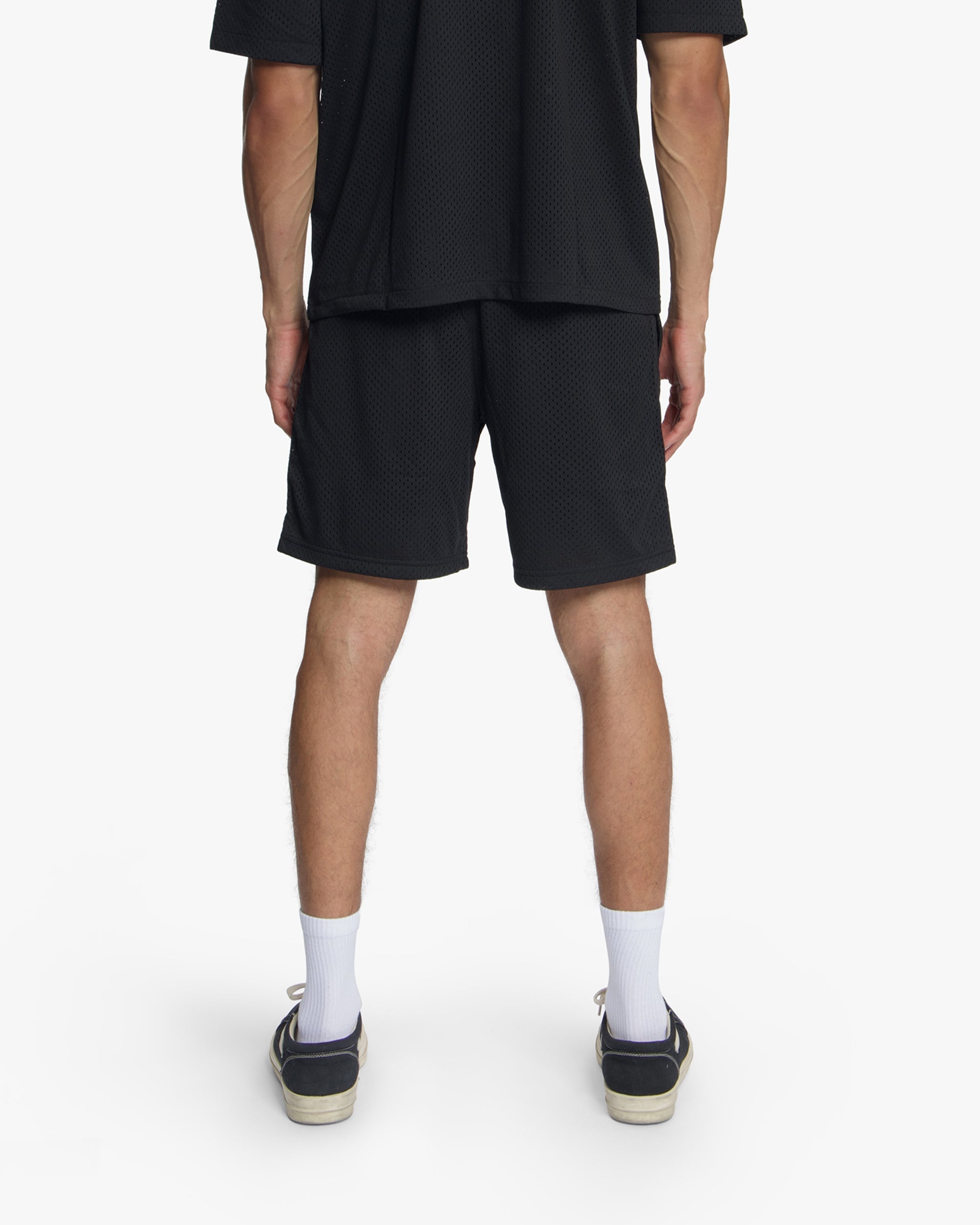 Croyez Mesh Atelier Shorts- Black