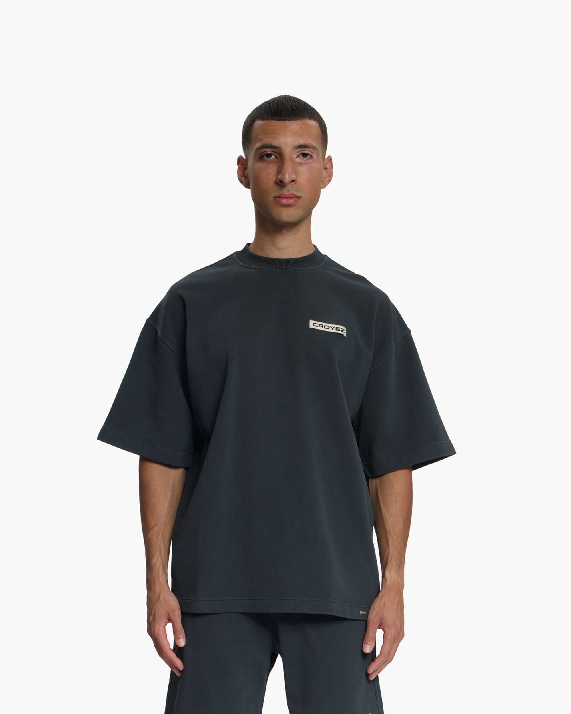 Croyez Garment Dye T-Shirt- Vintage Black