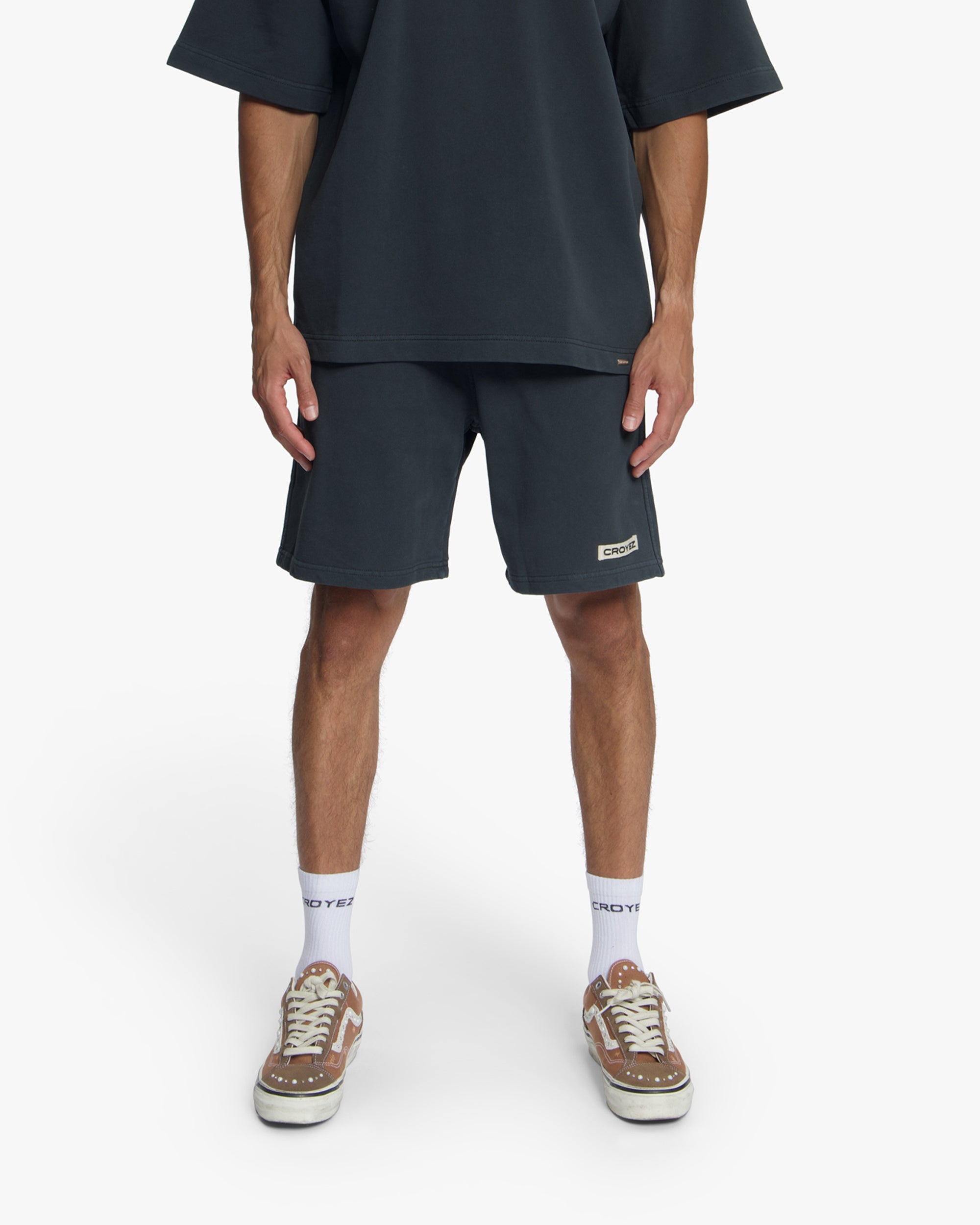 Croyez Garment Dye Short- Vintage Black