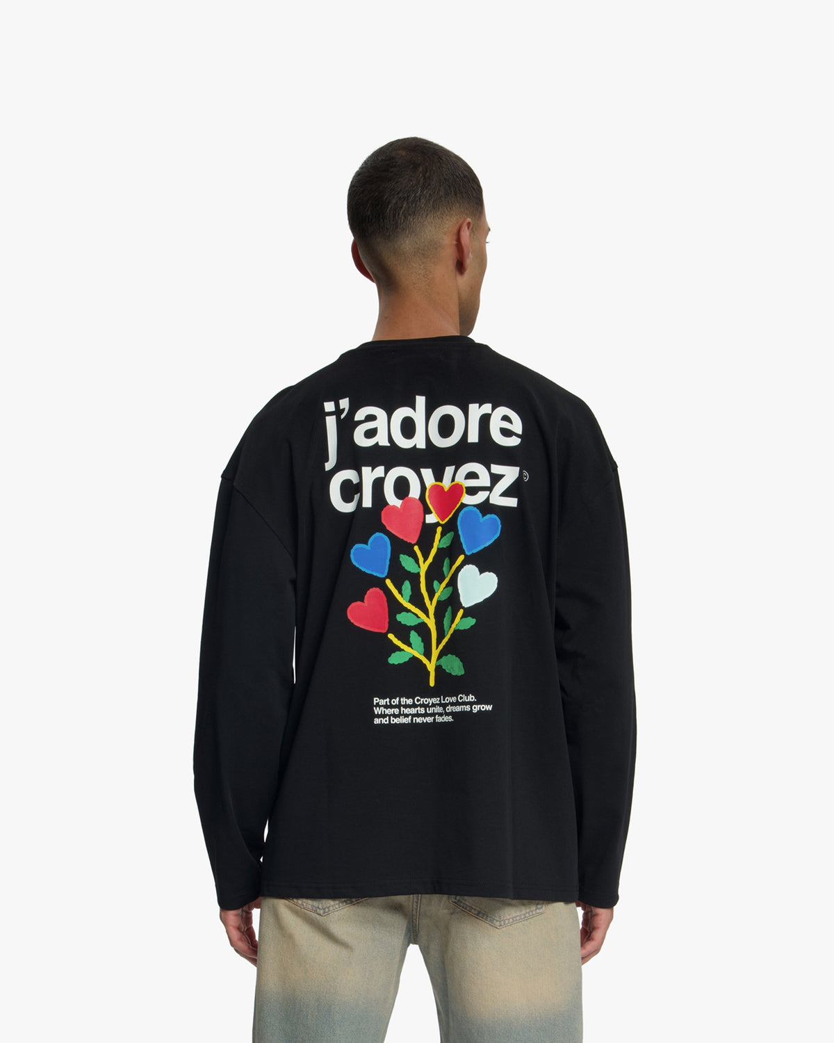 Croyez J'Adore Longsleeve- Black