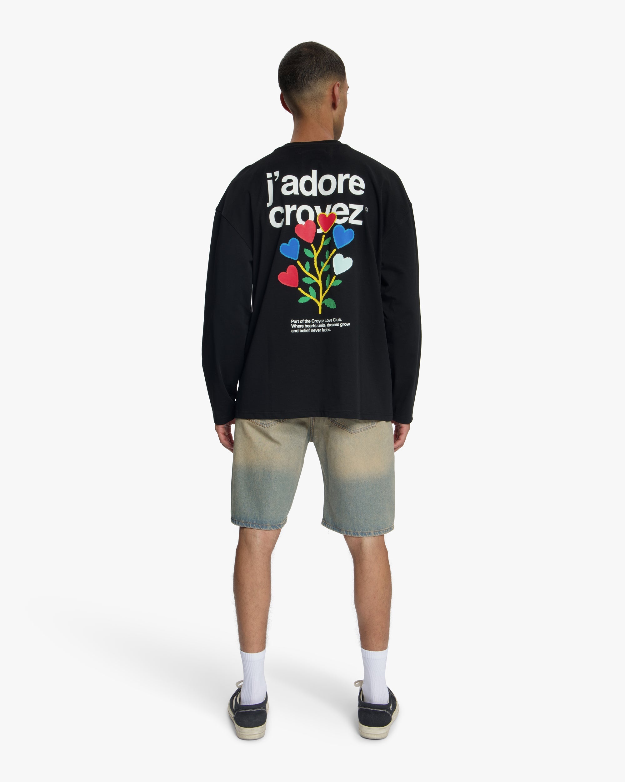 Croyez J'Adore Longsleeve- Black
