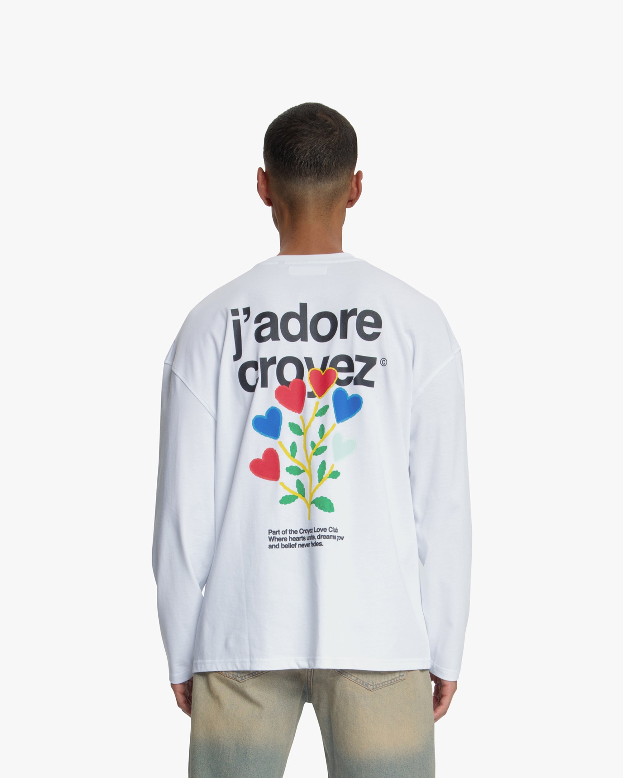 Croyez J'Adore Longsleeve- White