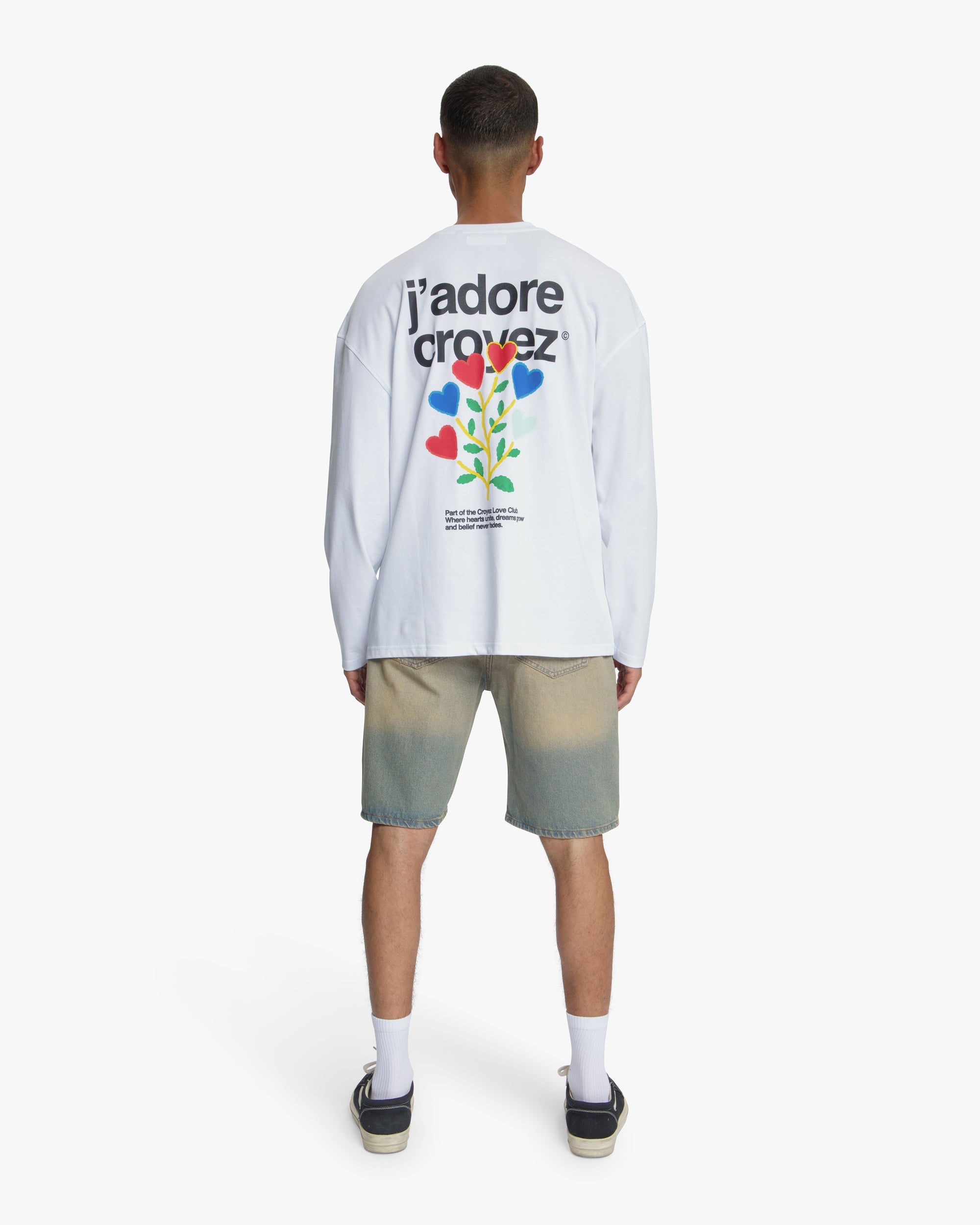 Croyez J'Adore Longsleeve- White