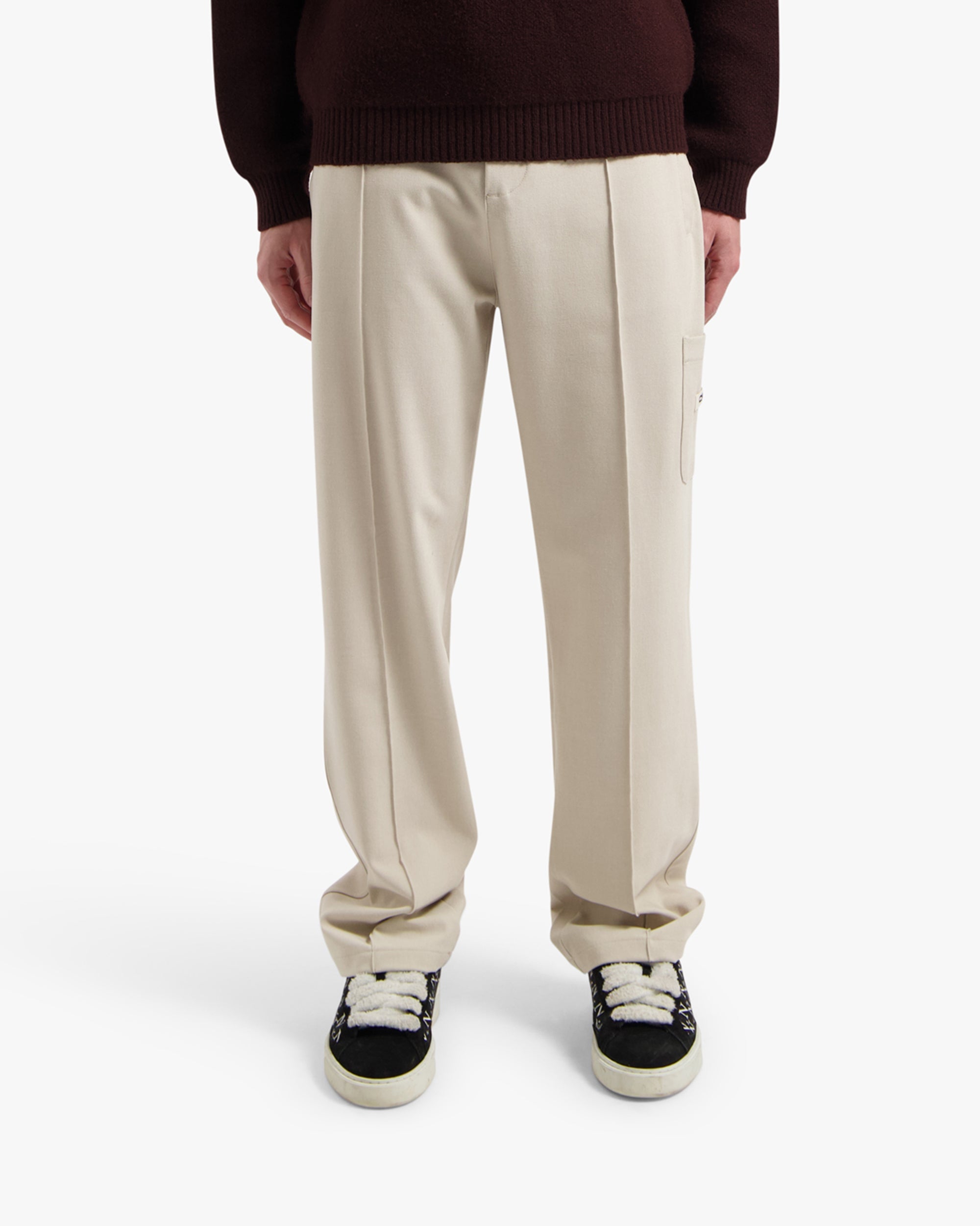 Croyez Etiquette Straight Chino- Off-White
