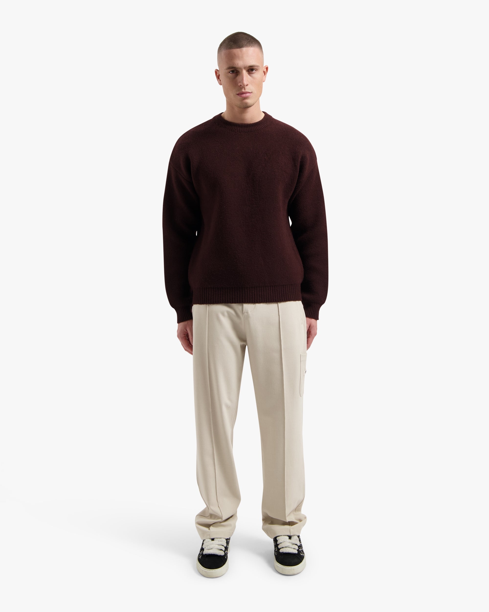 Croyez Etiquette Straight Chino- Off-White