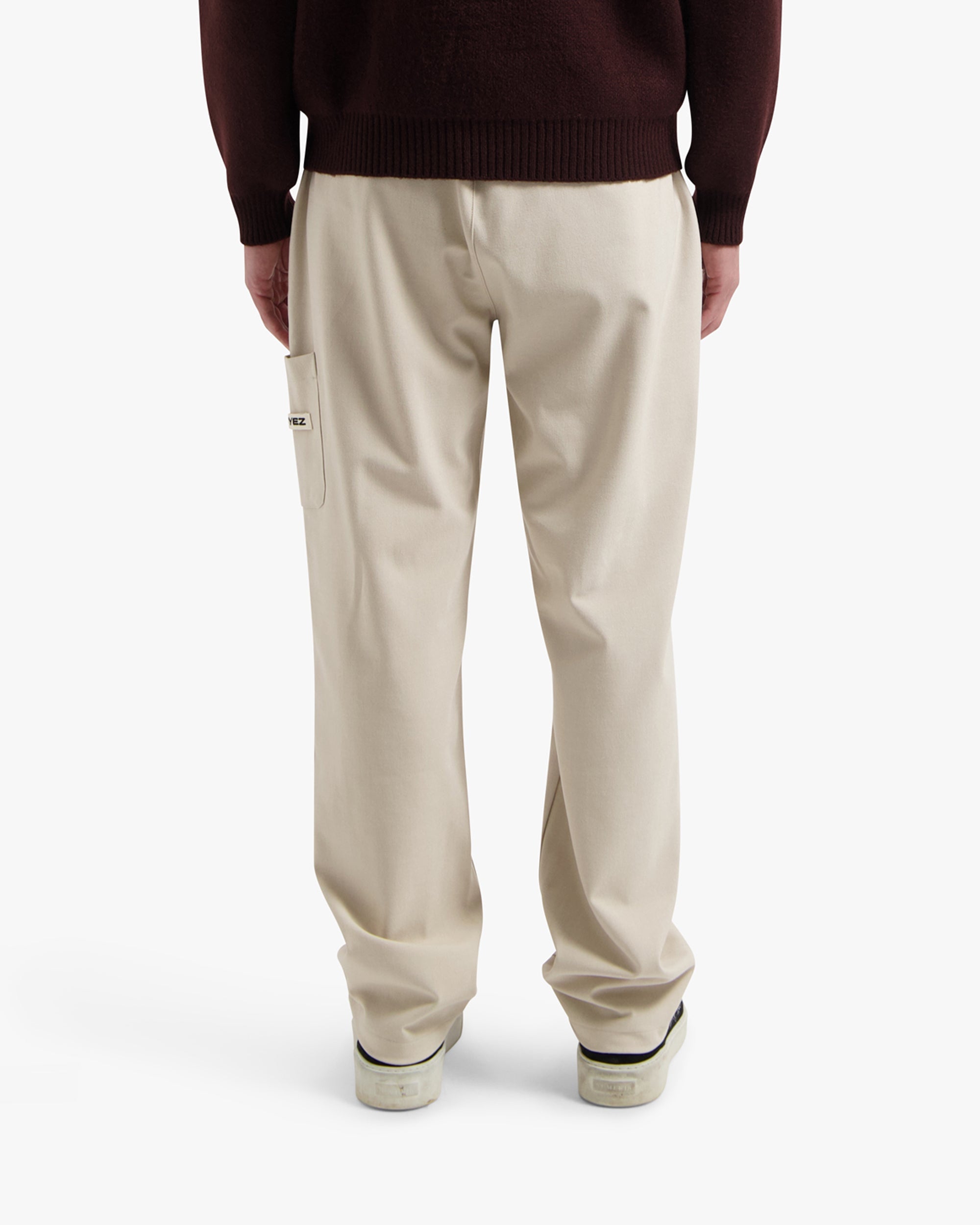 Croyez Etiquette Straight Chino- Off-White
