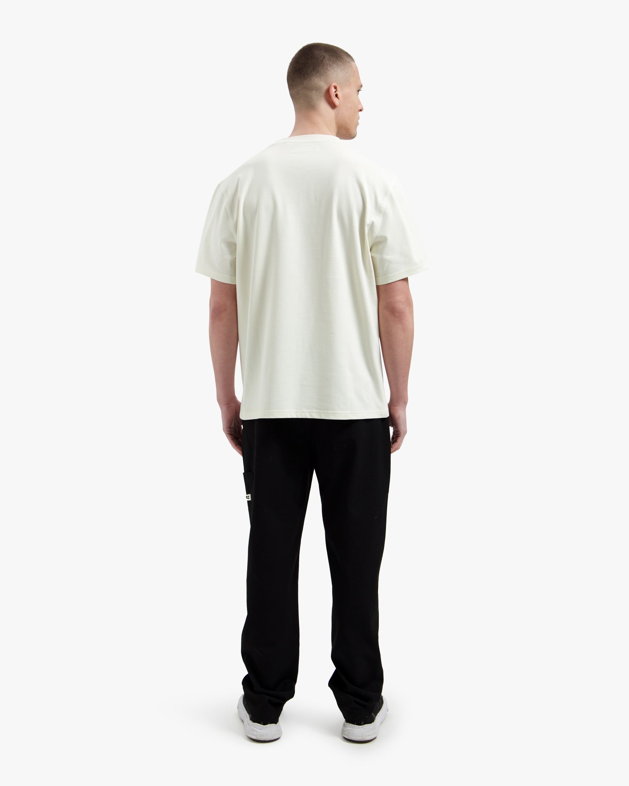 Croyez Etiquette T-Shirt- Off-White