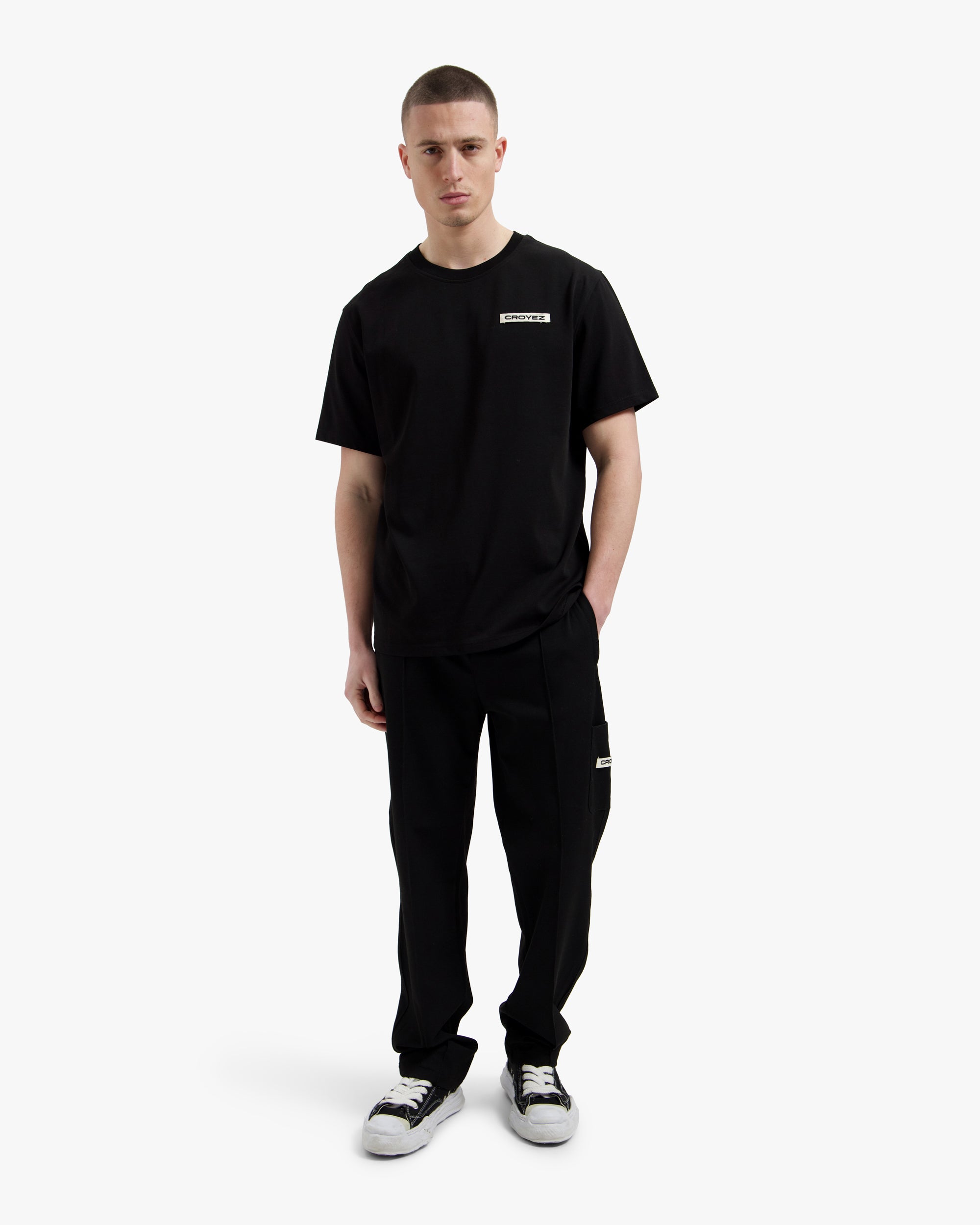 Croyez Etiquette T-Shirt- Black