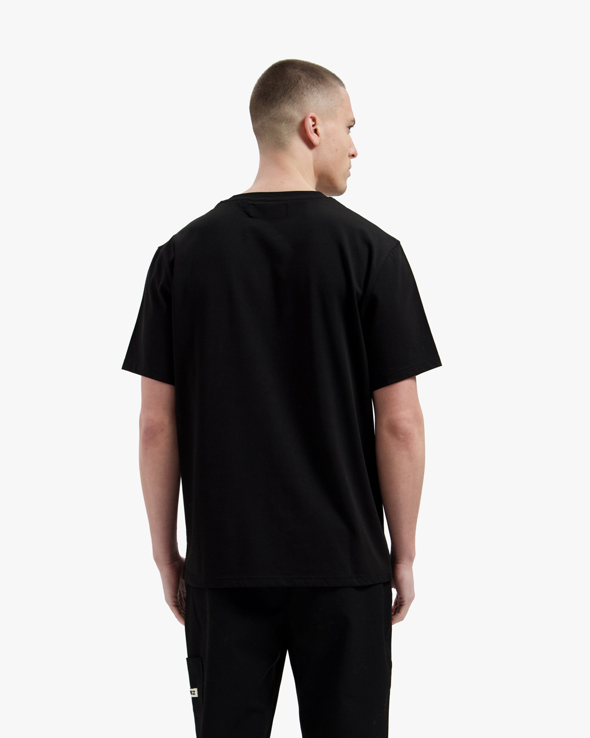 Croyez Etiquette T-Shirt- Black