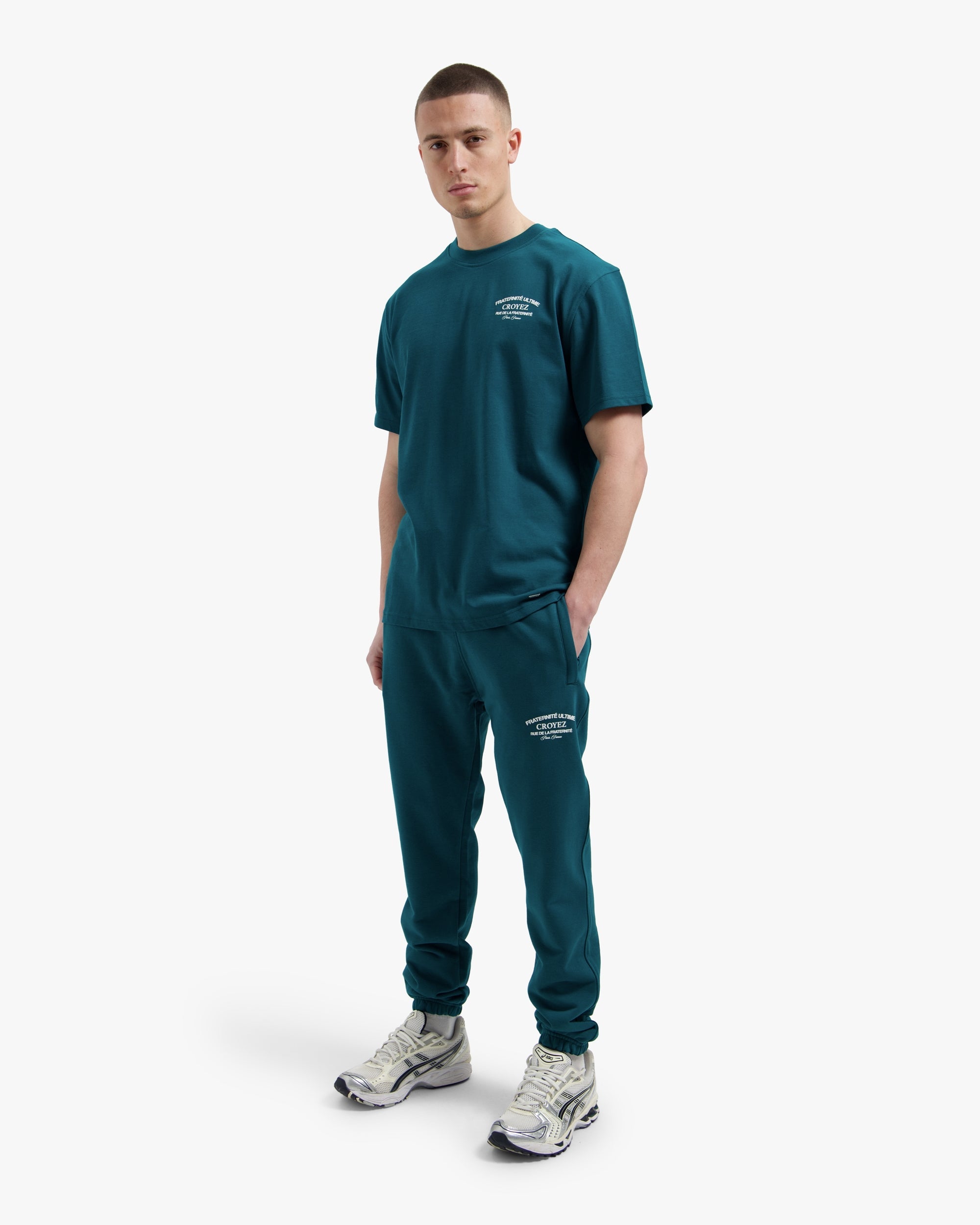 Croyez Original Fraternite T-Shirt- Dark Teal