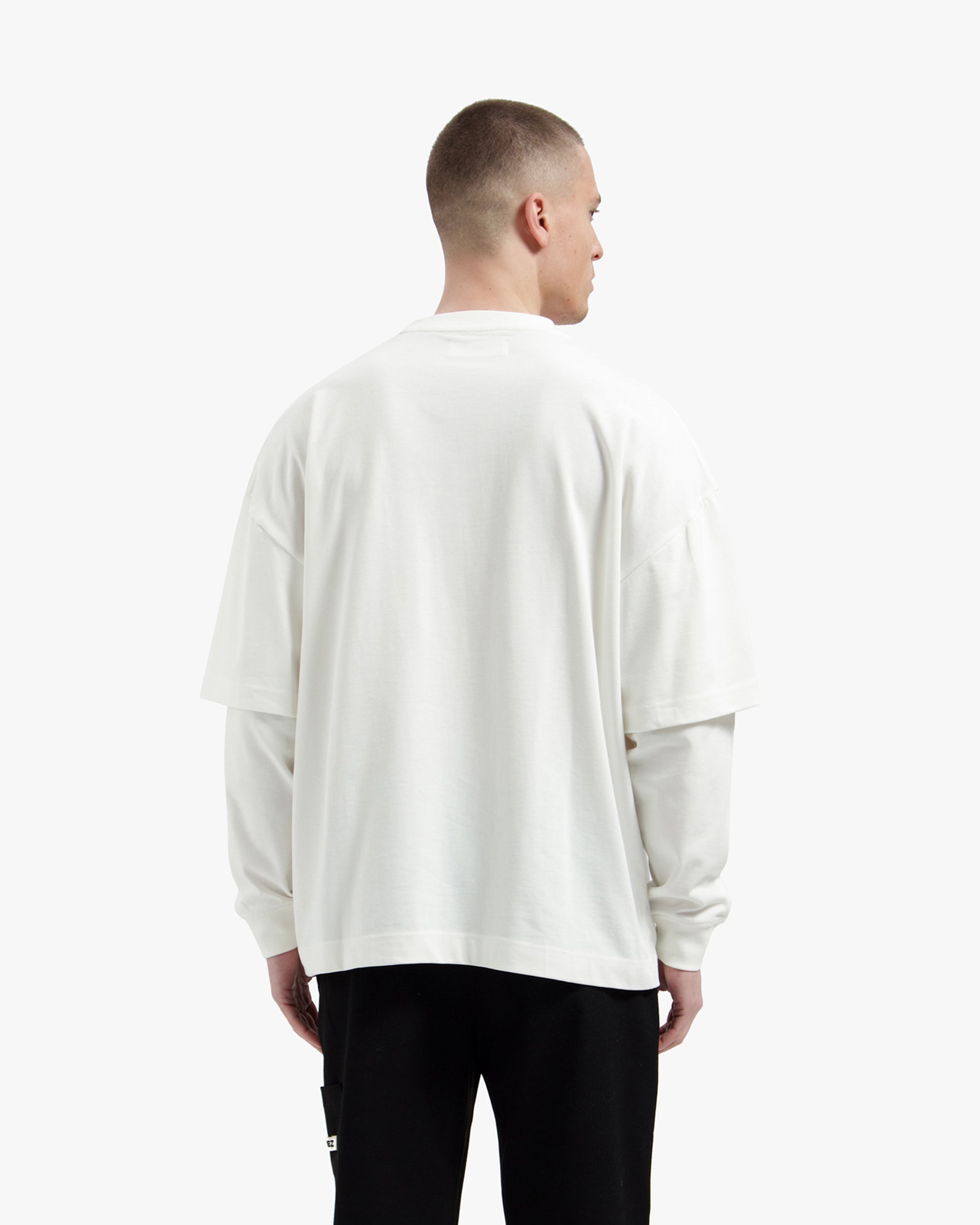 Croyez Bouclier Longsleeve - Off-White
