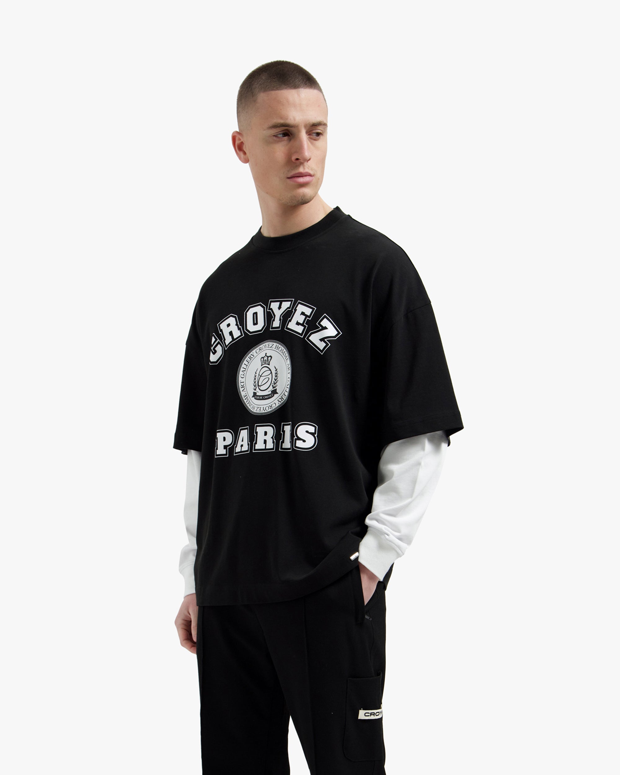 Croyez Bouclier Longsleeve - Vintage Black