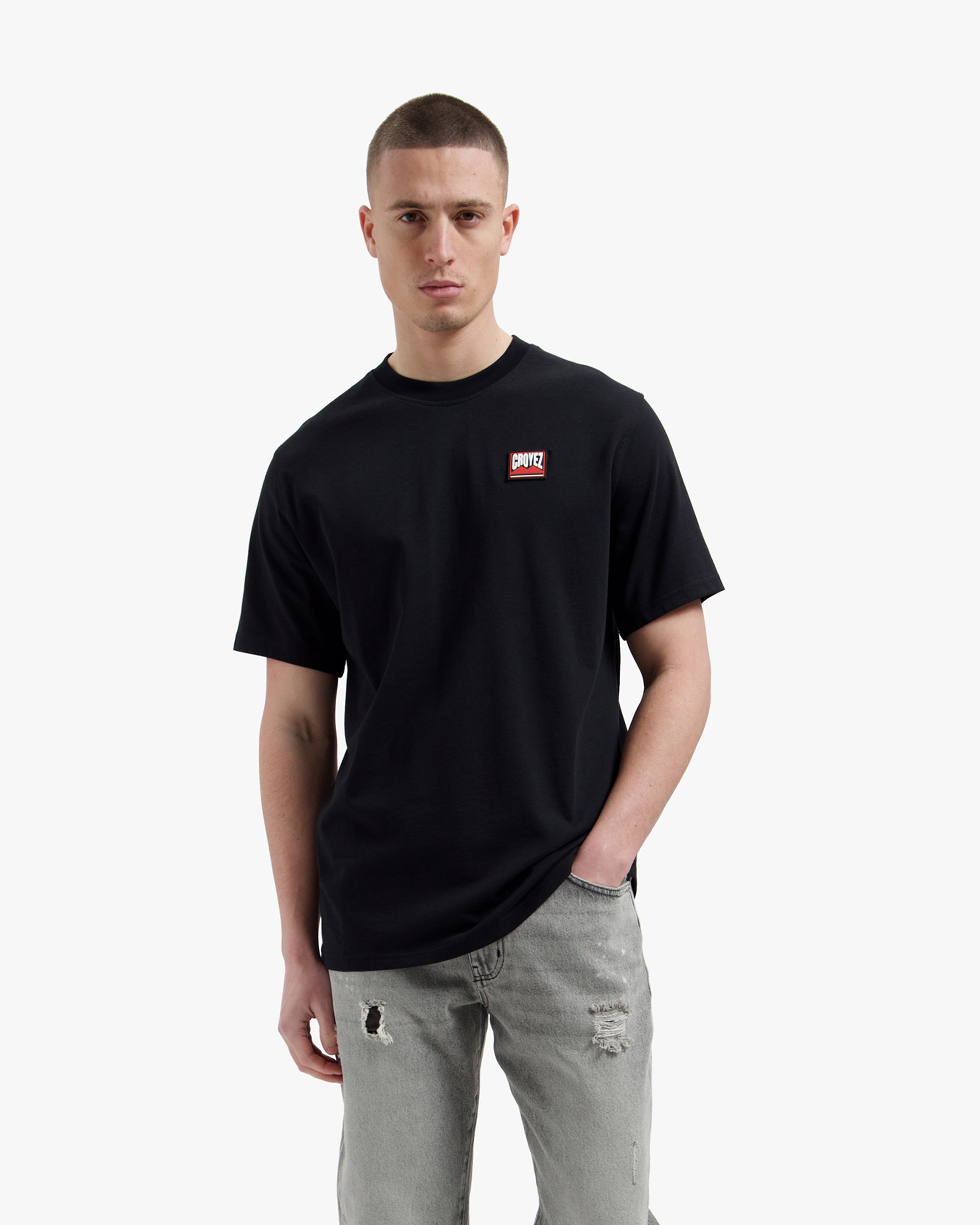 Croyez Patch T-shirt- Black
