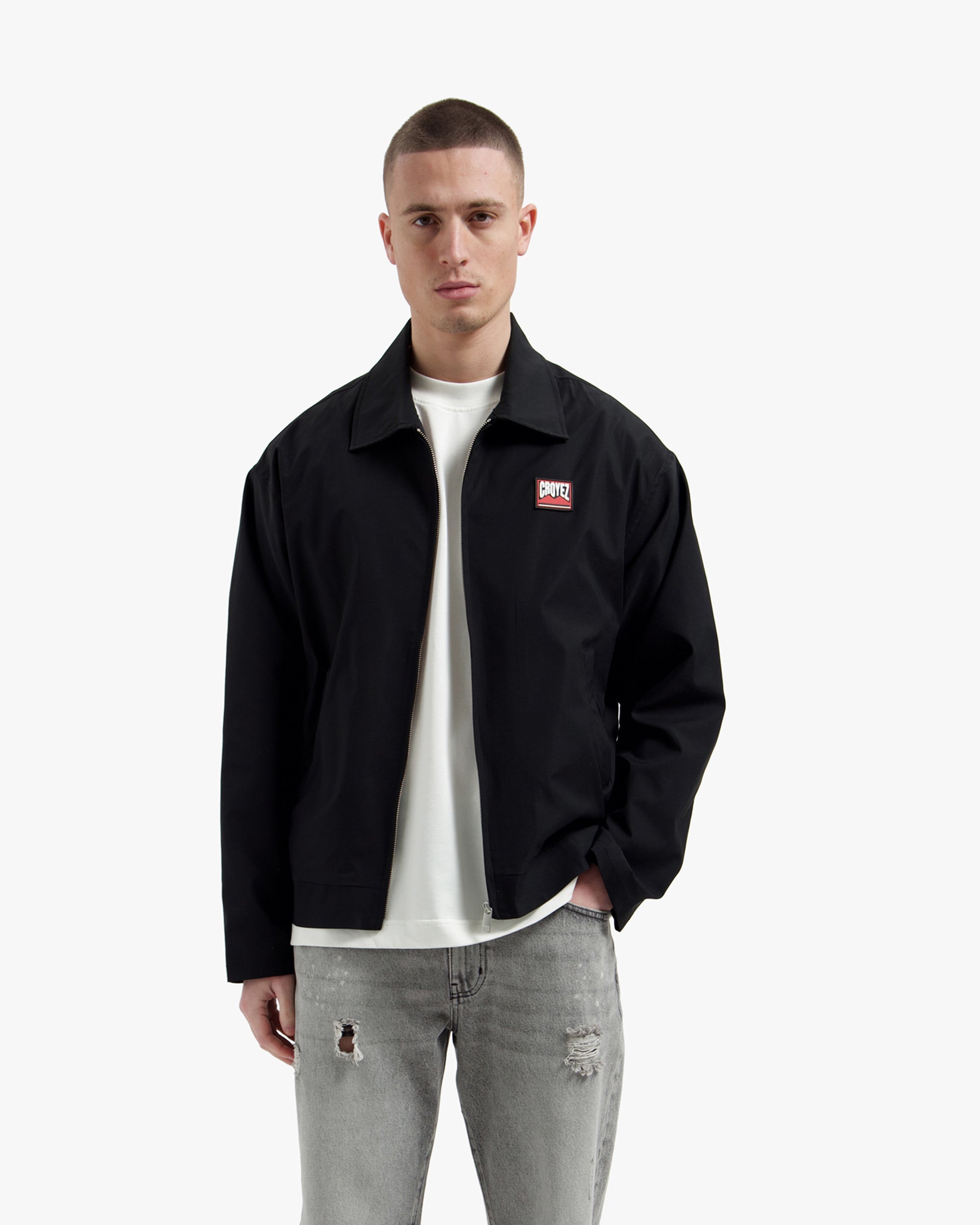 Croyez Patch Jacket- Black