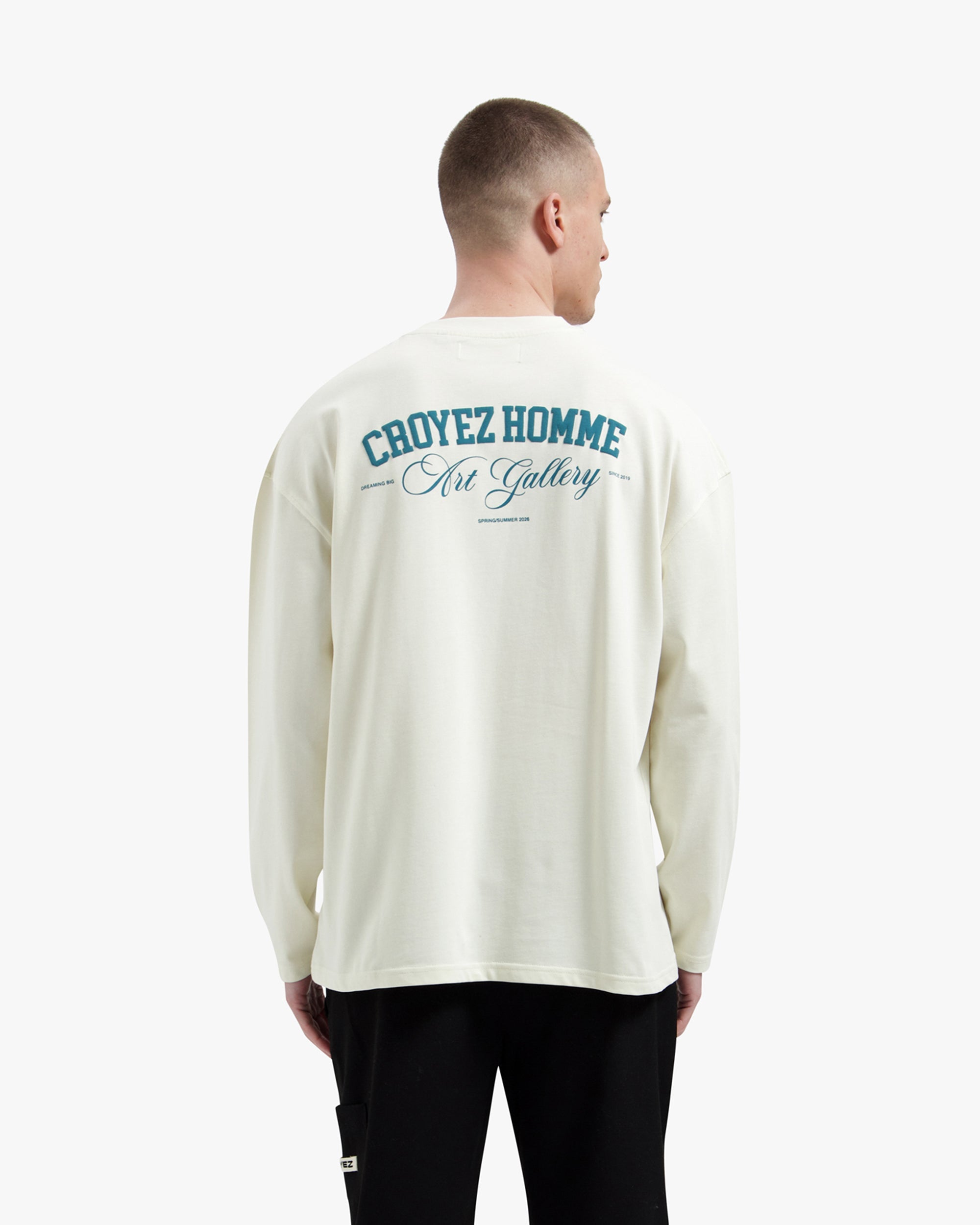 Croyez Art Gallery Longsleeve- Off-White