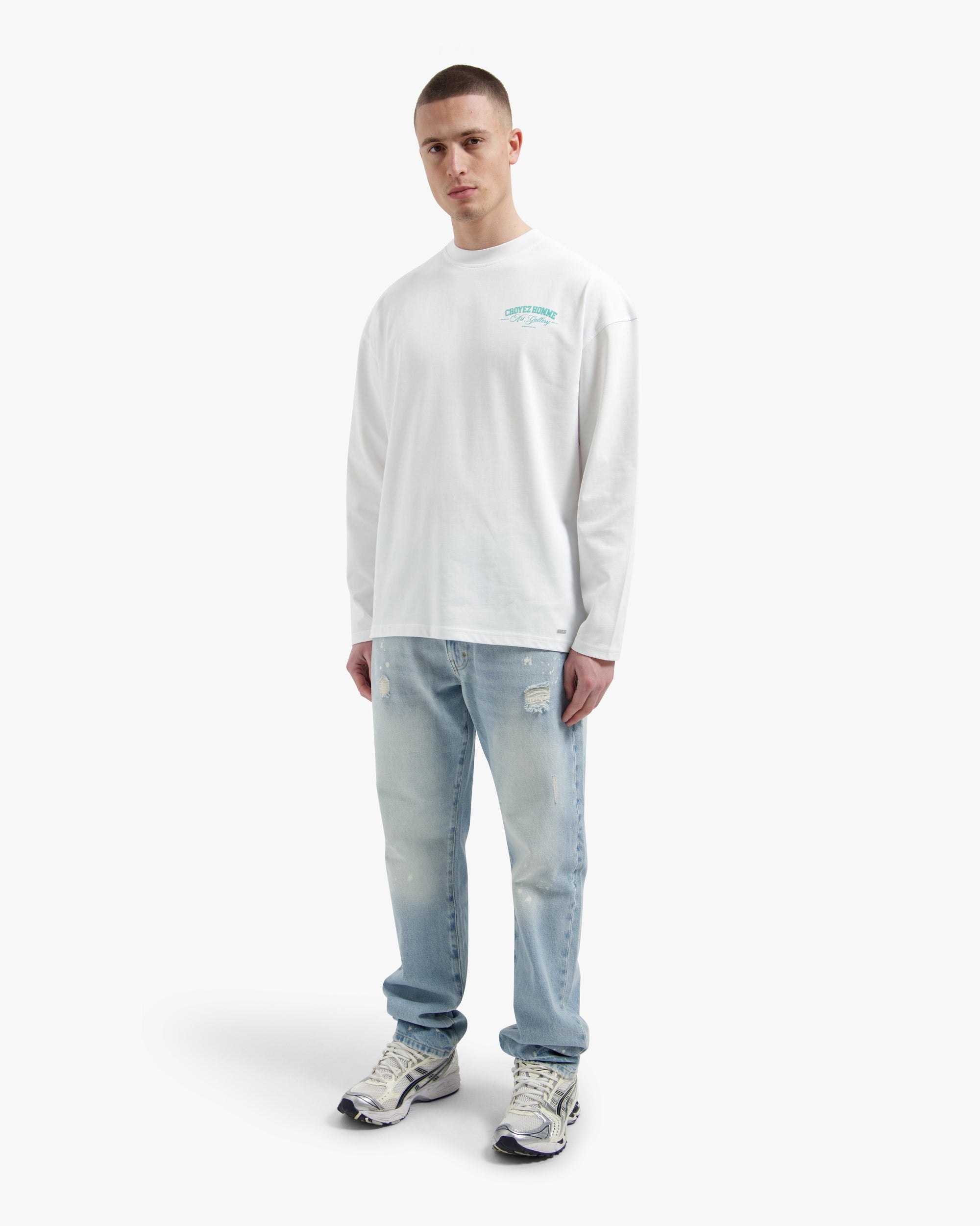 Croyez Art Gallery Longsleeve- Off-White