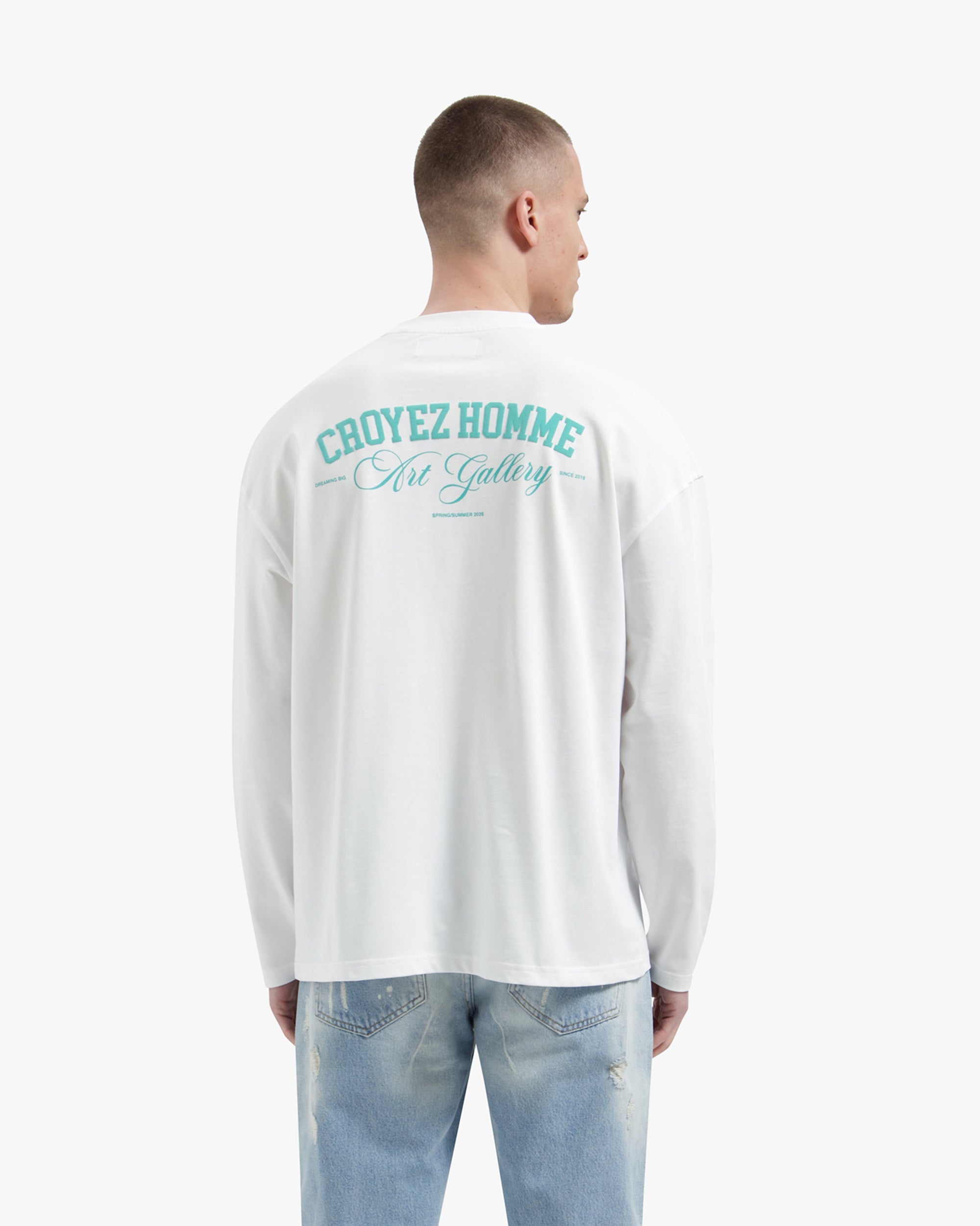 Croyez Art Gallery Longsleeve- Off-White