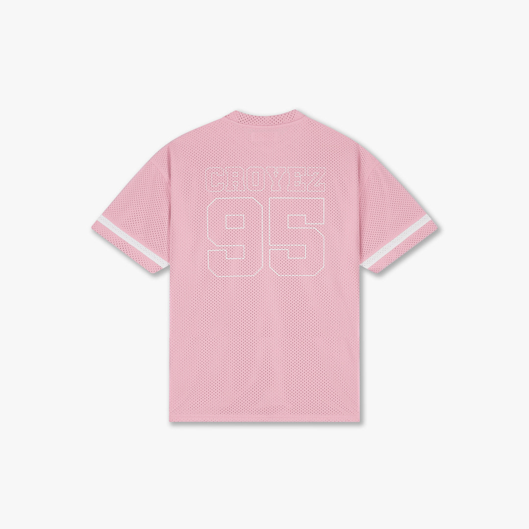 Croyez Mesh Jersey- Pink