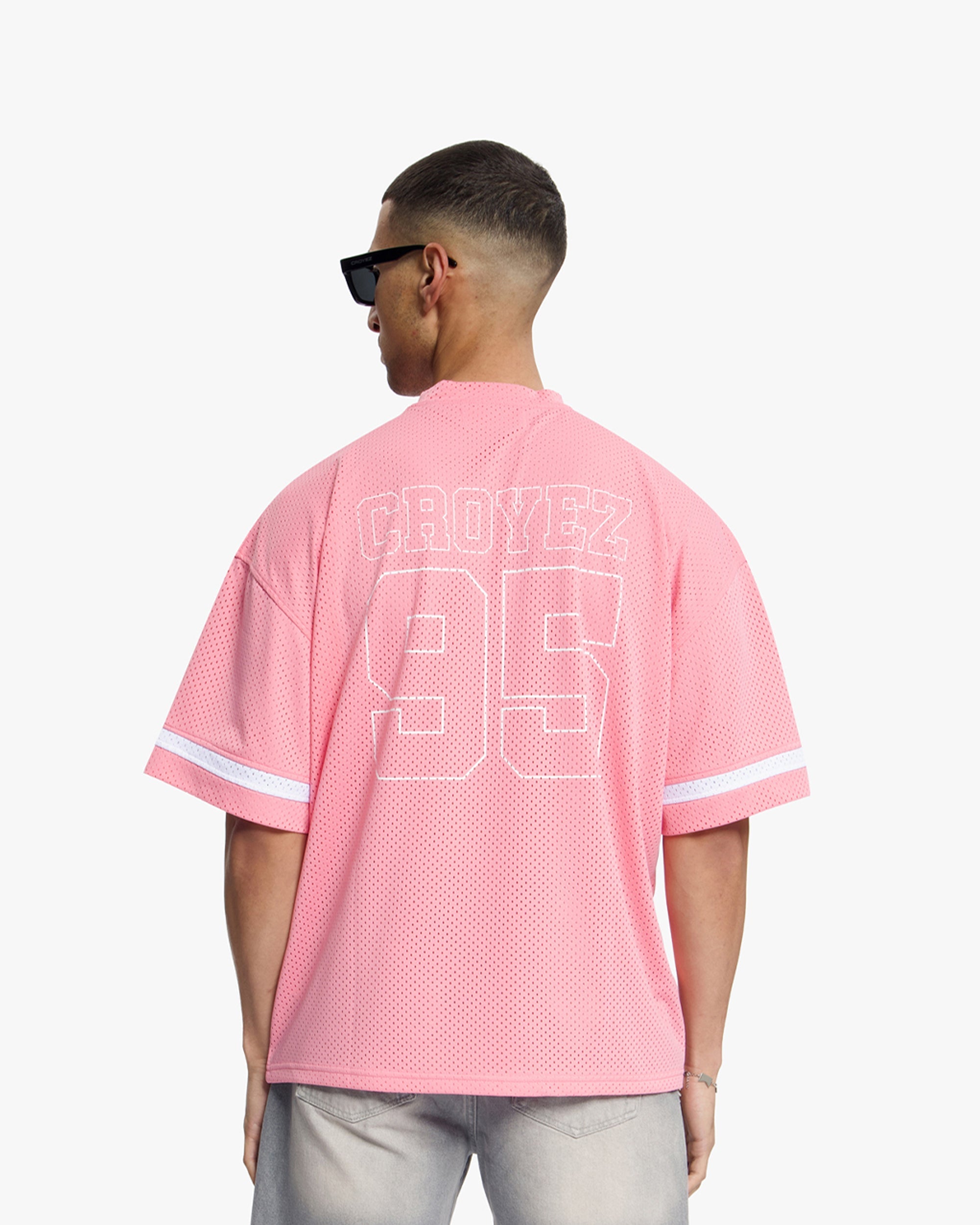 Croyez Mesh Jersey- Pink