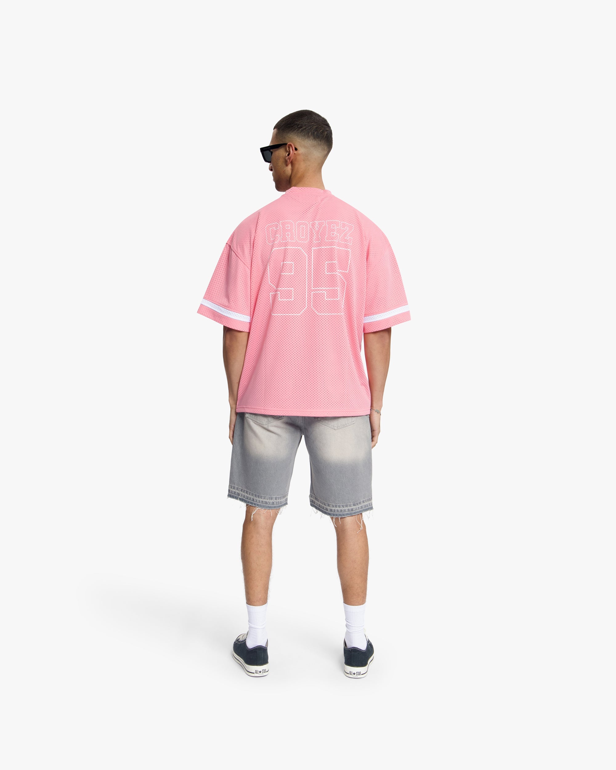 Croyez Mesh Jersey- Pink