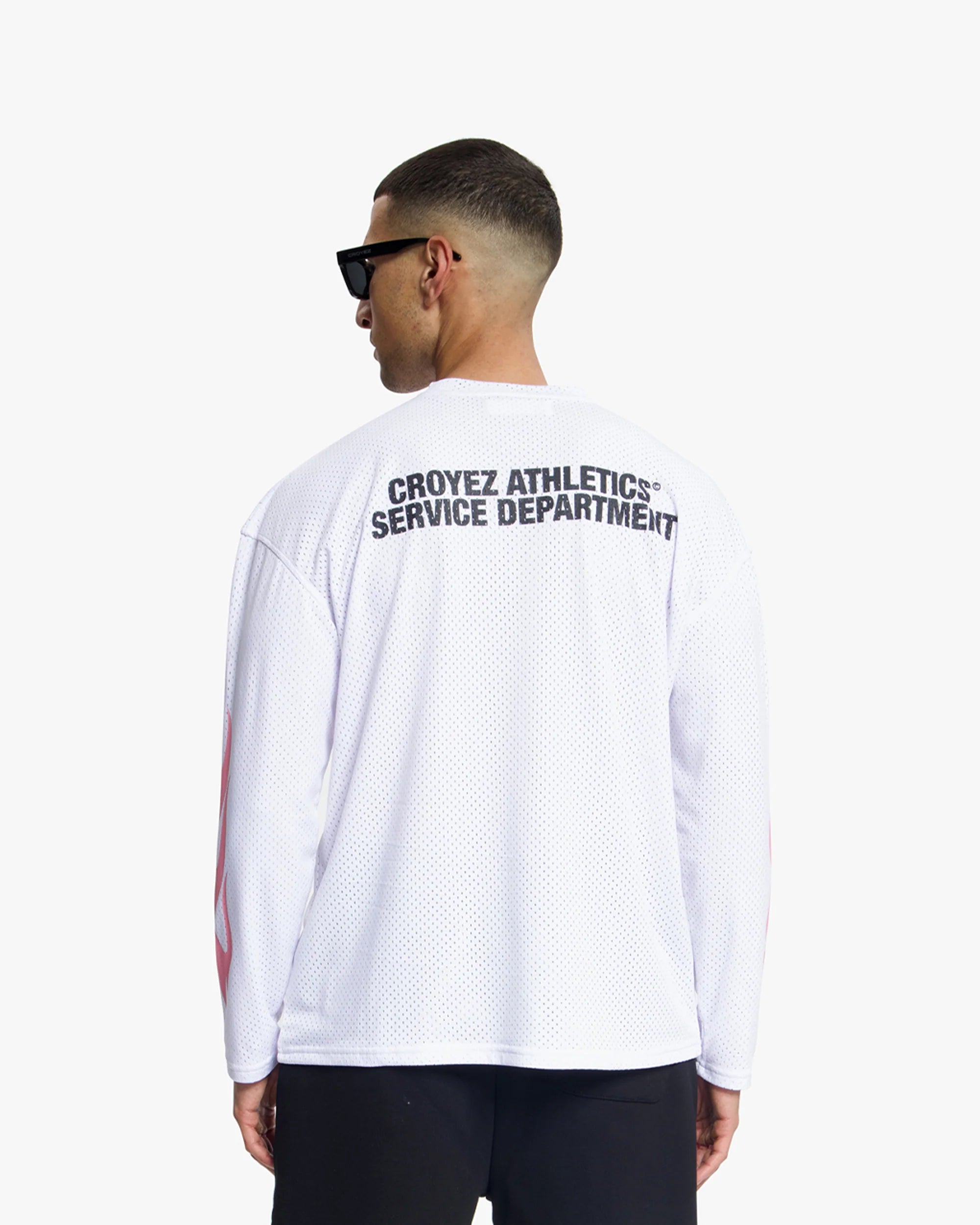 Croyez Service Dept Longsleeve- White