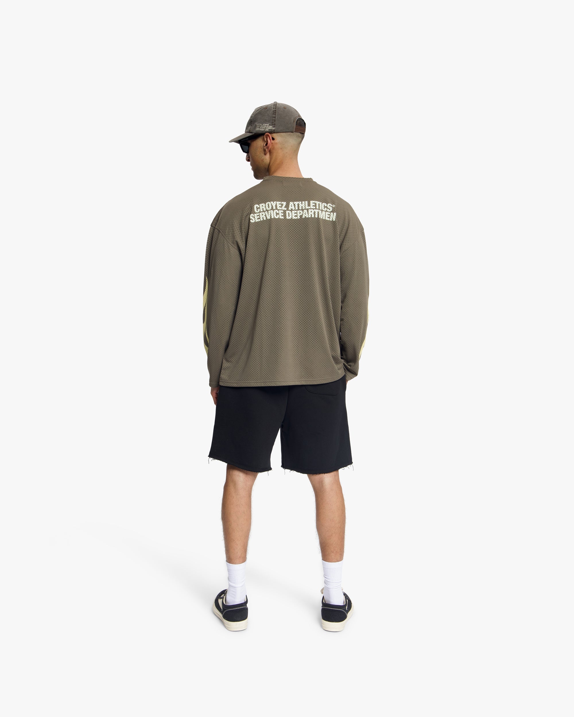 Croyez Service Dept Longsleeve- Washed Brown