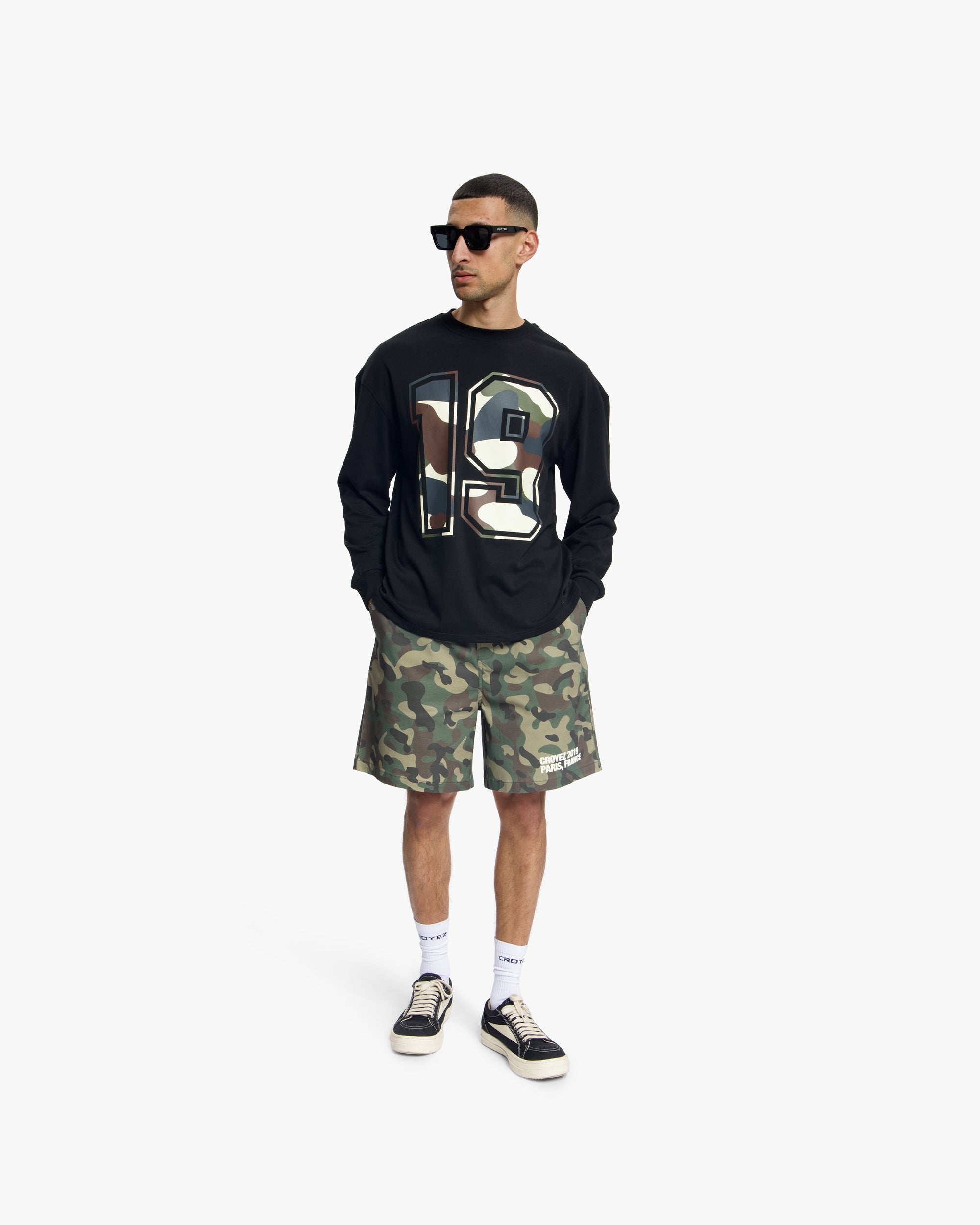 Croyez Relaxed Camo Shorts- Camo