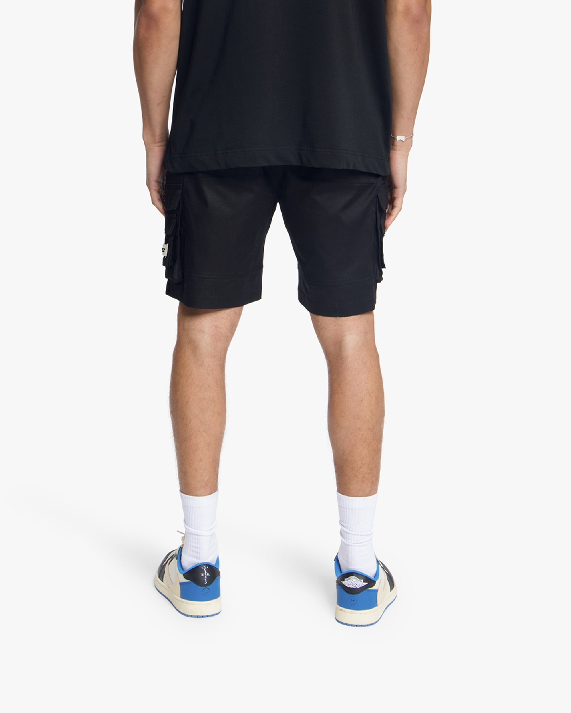 Croyez Classic Cargo Shorts- Black