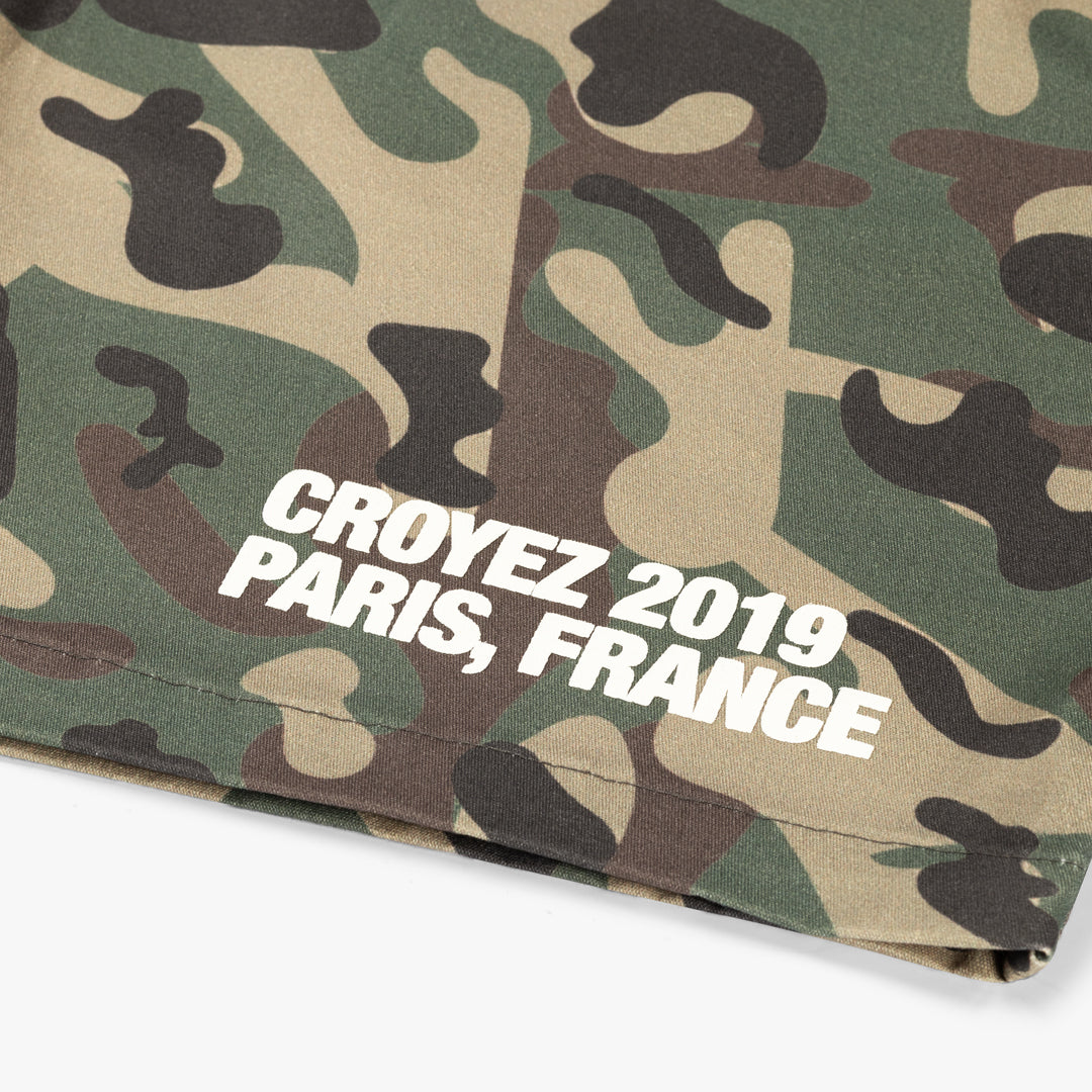 Croyez Relaxed Camo Shorts- Camo