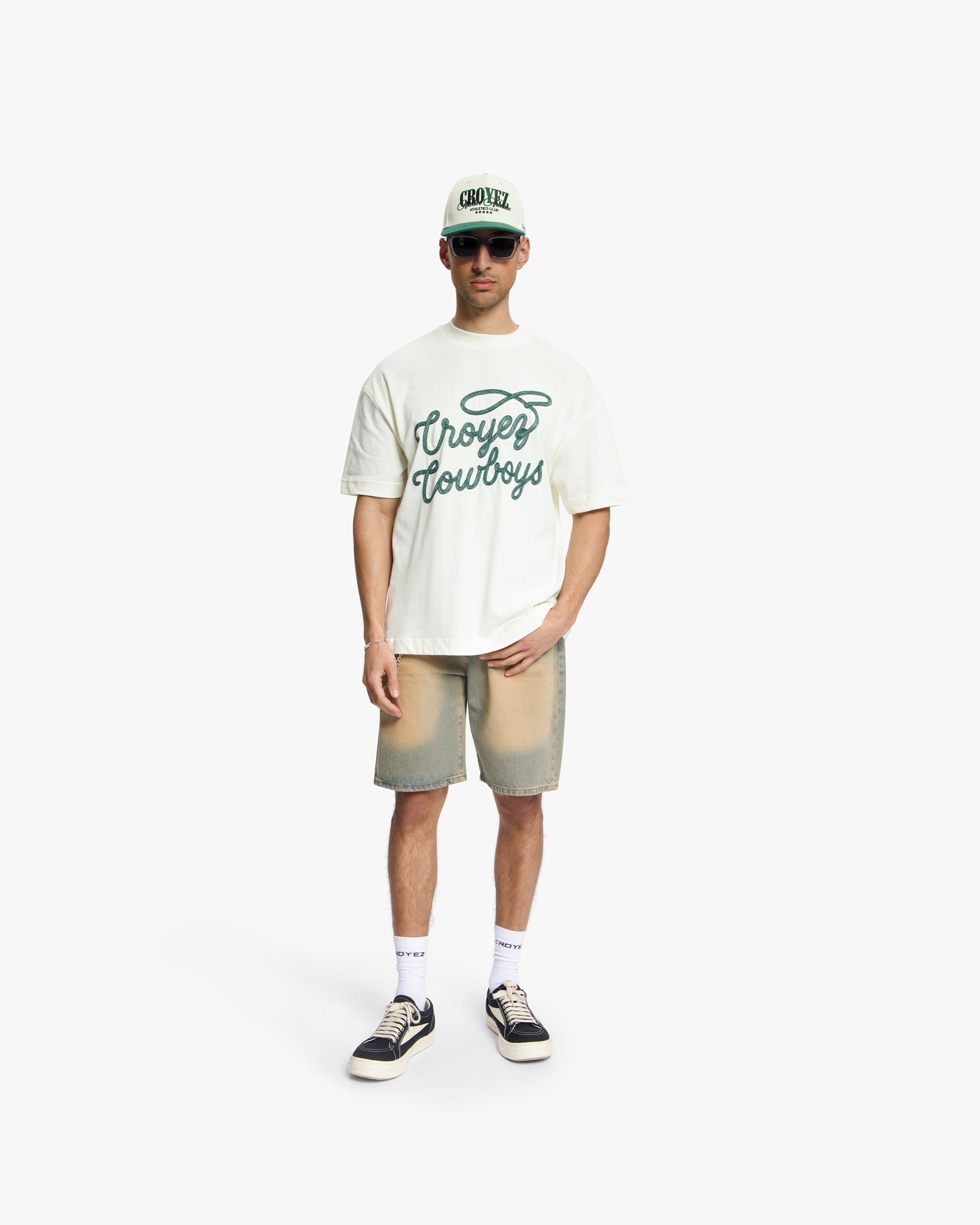 Croyez Cowboys T-Shirt- Off-White