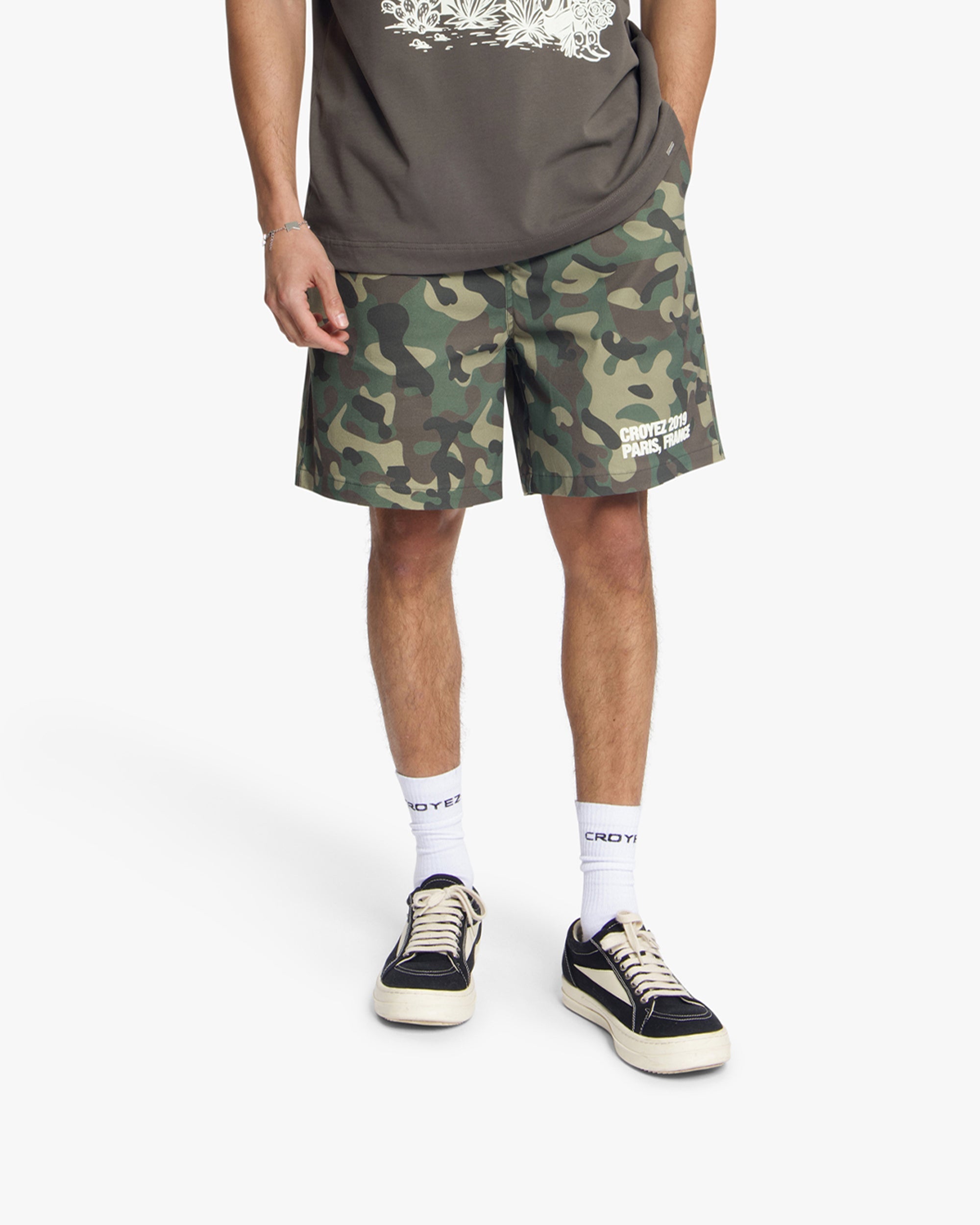 Croyez Relaxed Camo Shorts- Camo