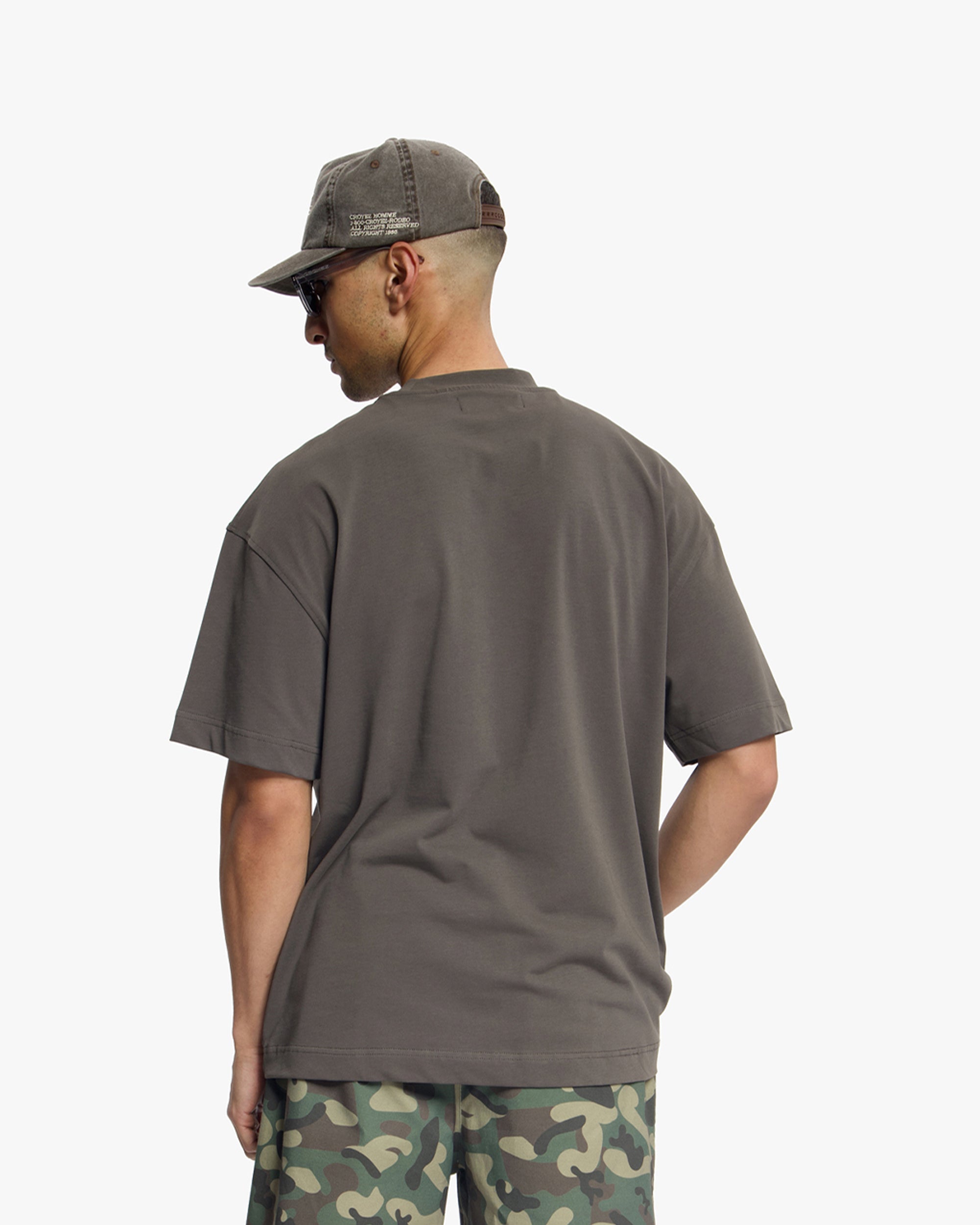 Croyez Motel T-Shirt- Washed Brown