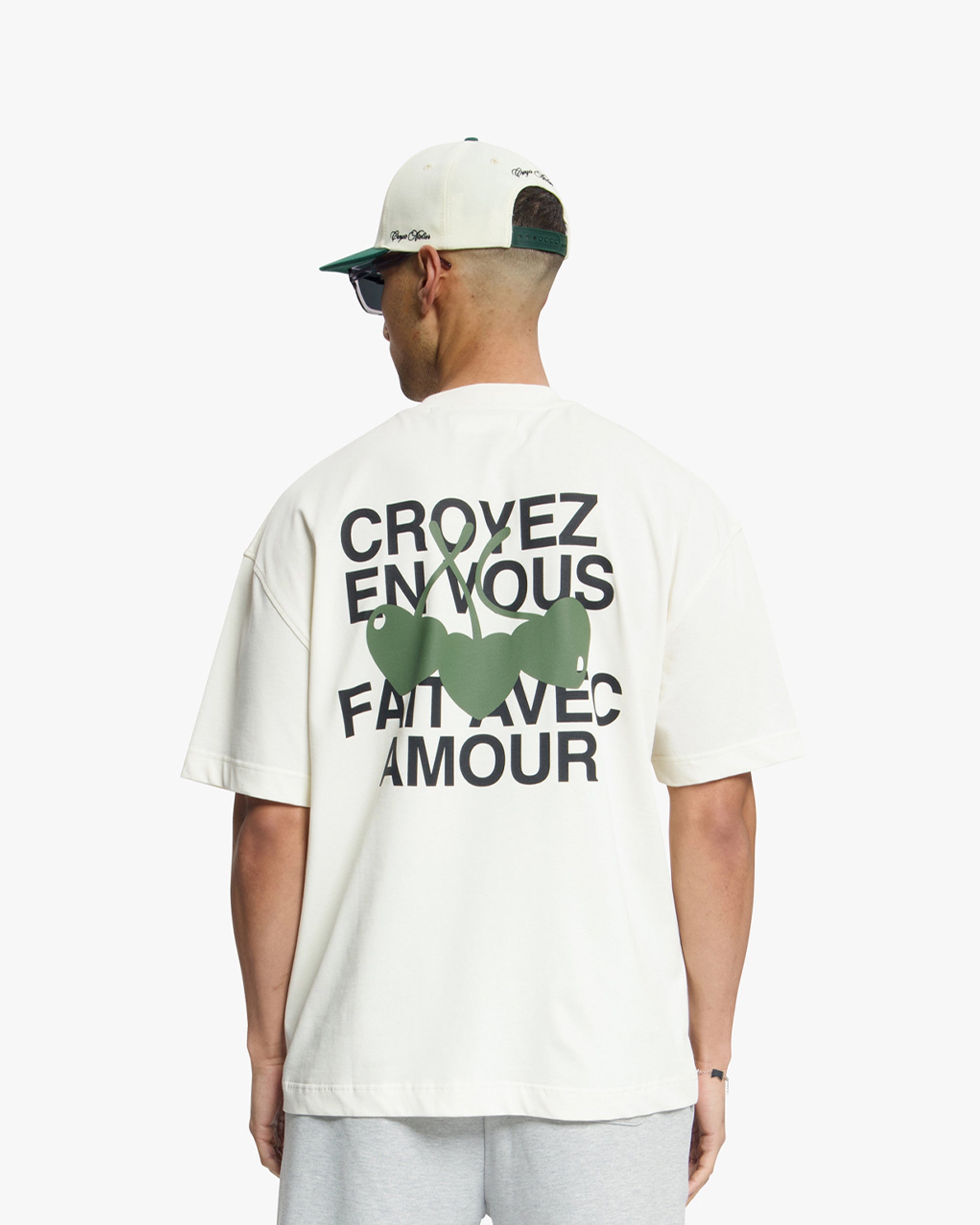 Croyez Amour T-Shirt- Off-White