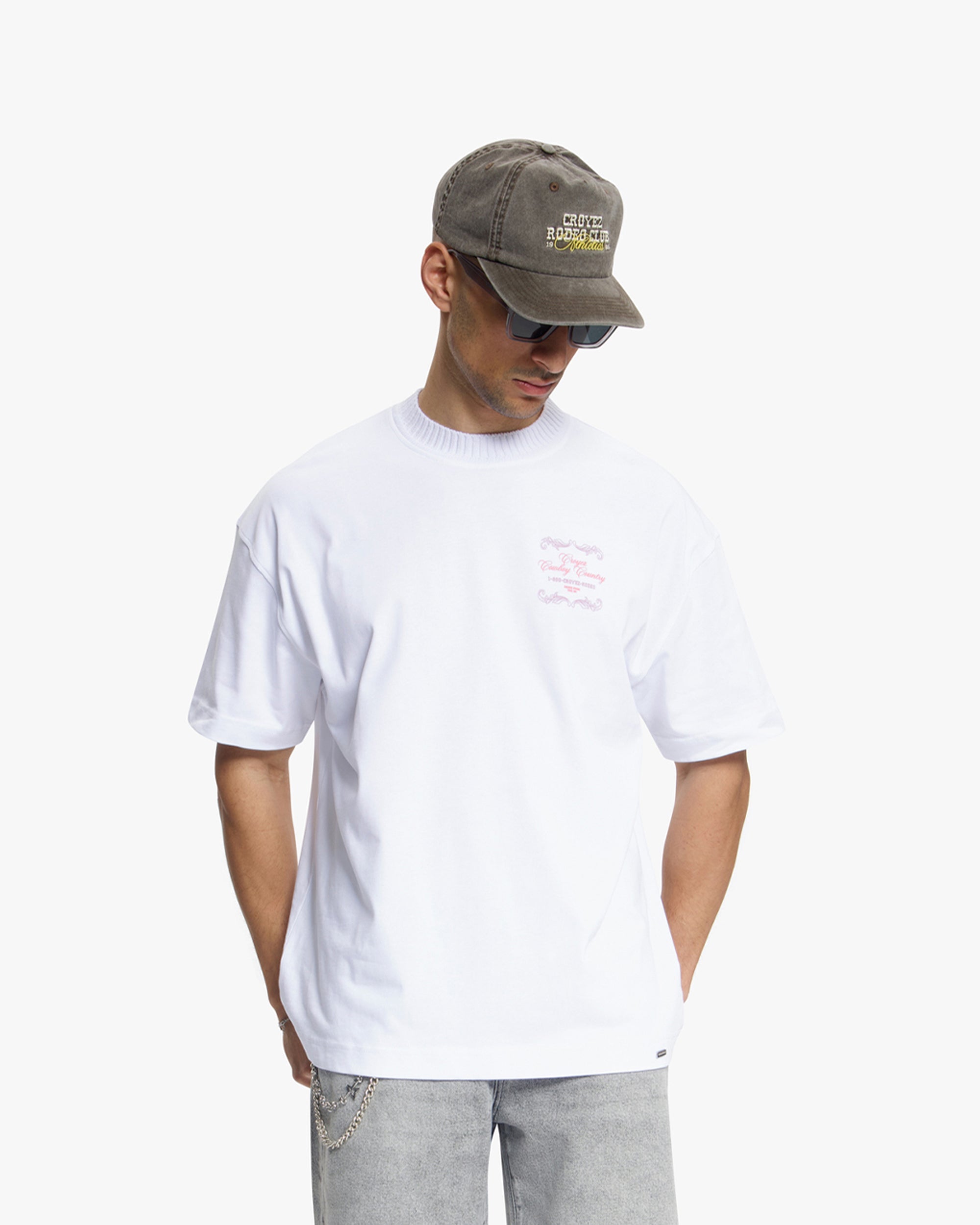 Croyez Country T-Shirt- White