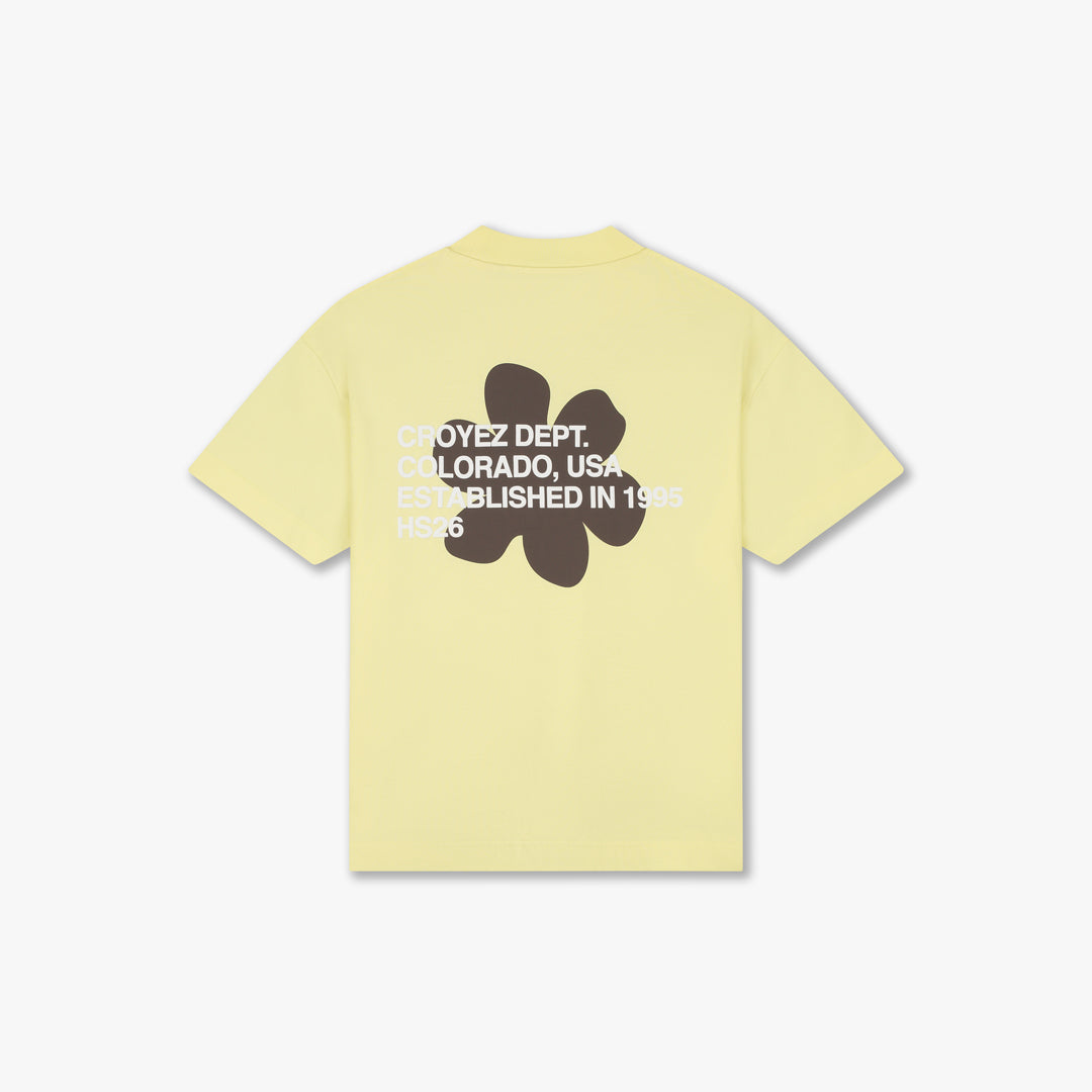 Croyez Silhouette T-Shirt- Butter Yellow