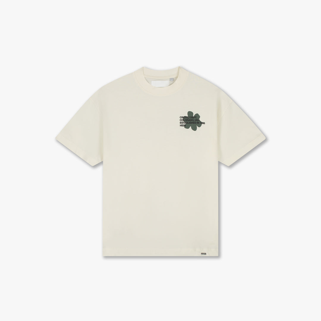 Croyez Silhouette T-Shirt- Off-White