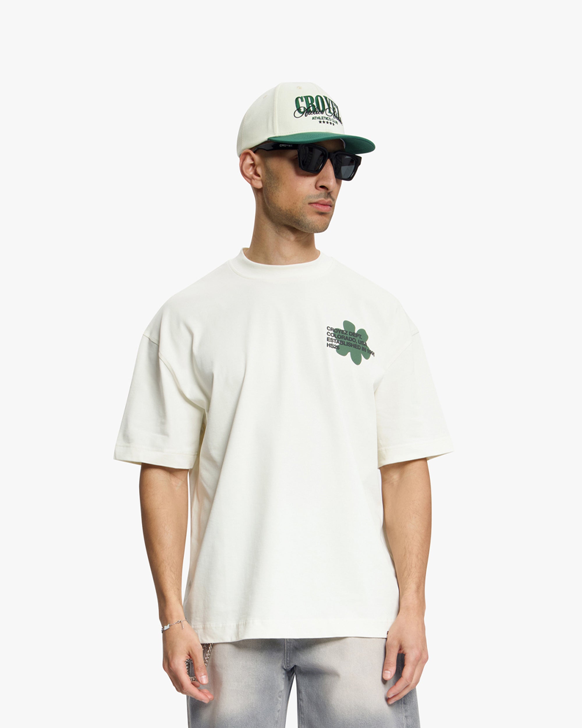 Croyez Silhouette T-Shirt- Off-White